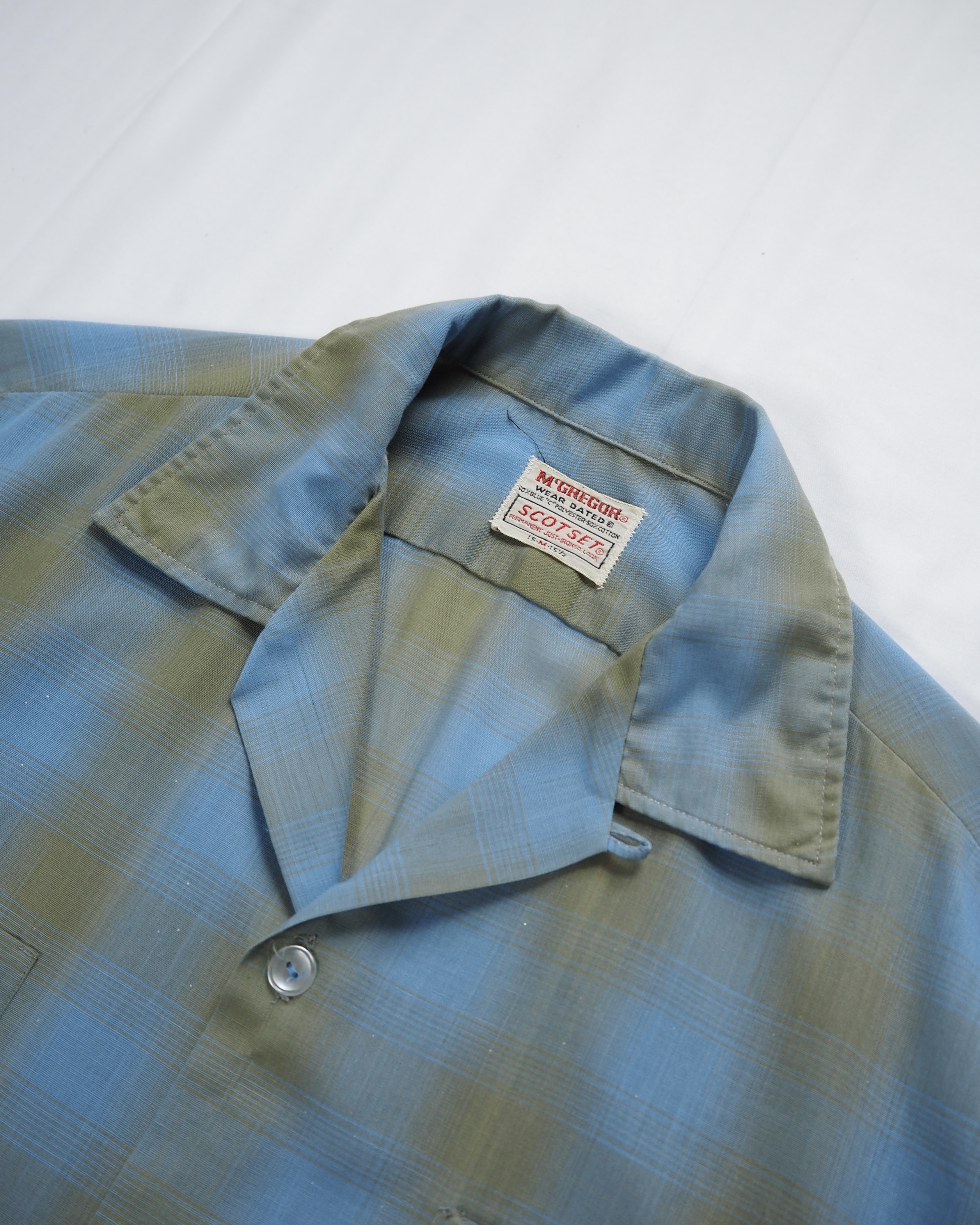 60’s McGregor オンブレシャツ ポリコットン の画像 3