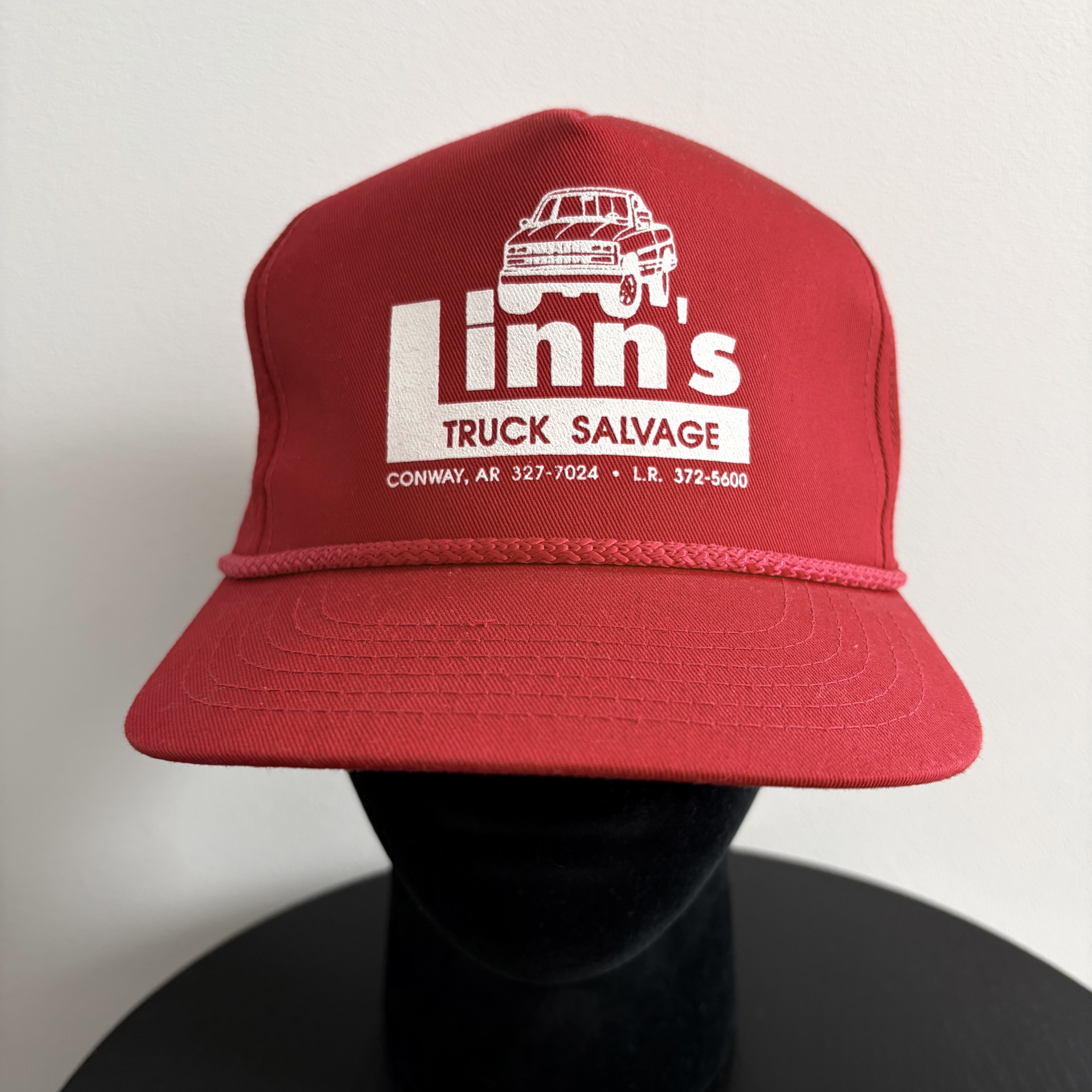 80s Linn's TRUCK SALVAGE トラッカーキャップ