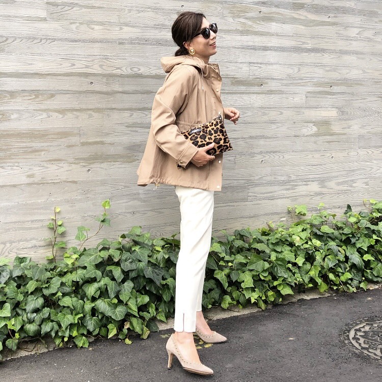 Ku Um Chiyo 撥水マウンテンパーカー ベージュ Ku Um