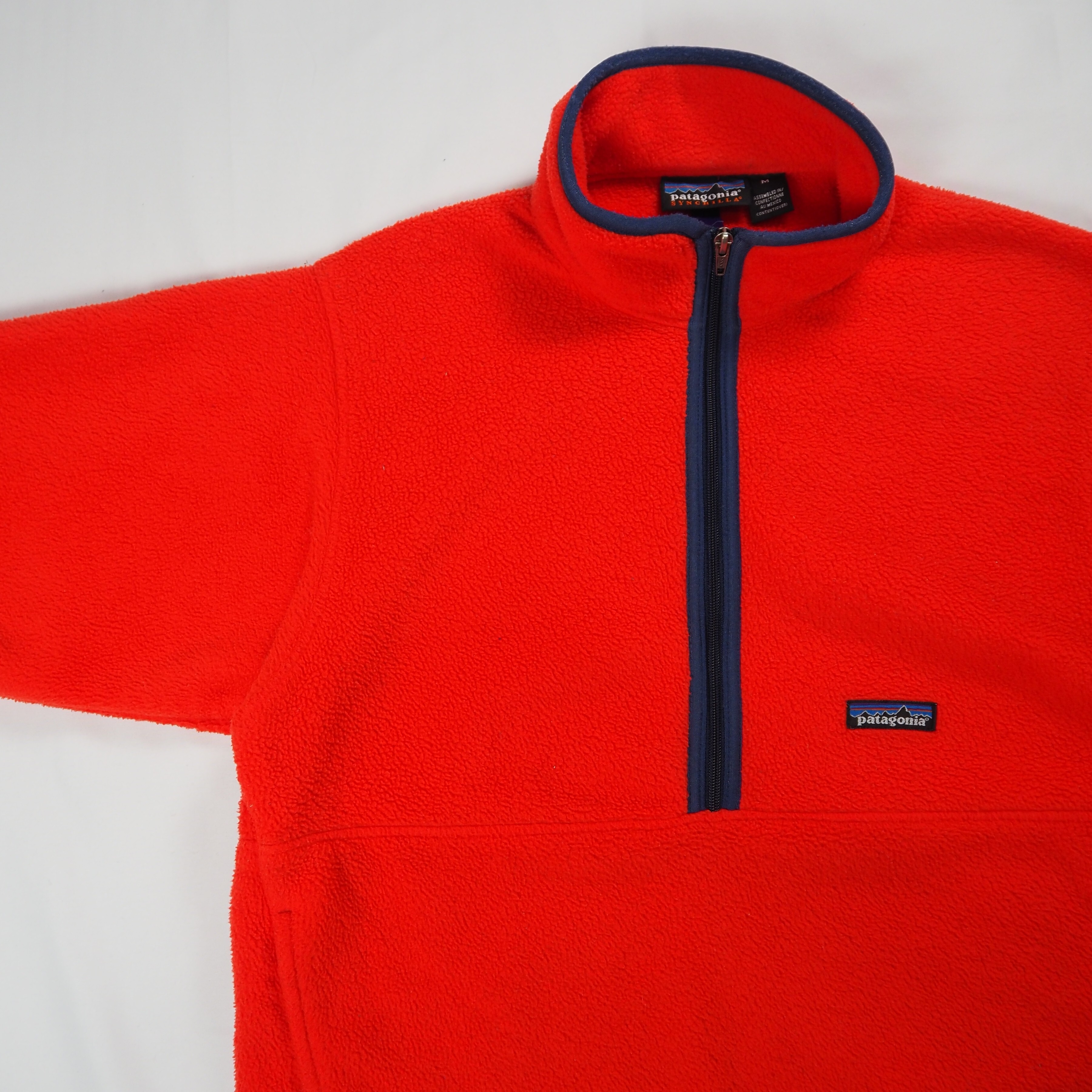 【9/23 20:00入荷】90's Patagonia マースピアル シンチラ レッド Mサイズ の画像 4