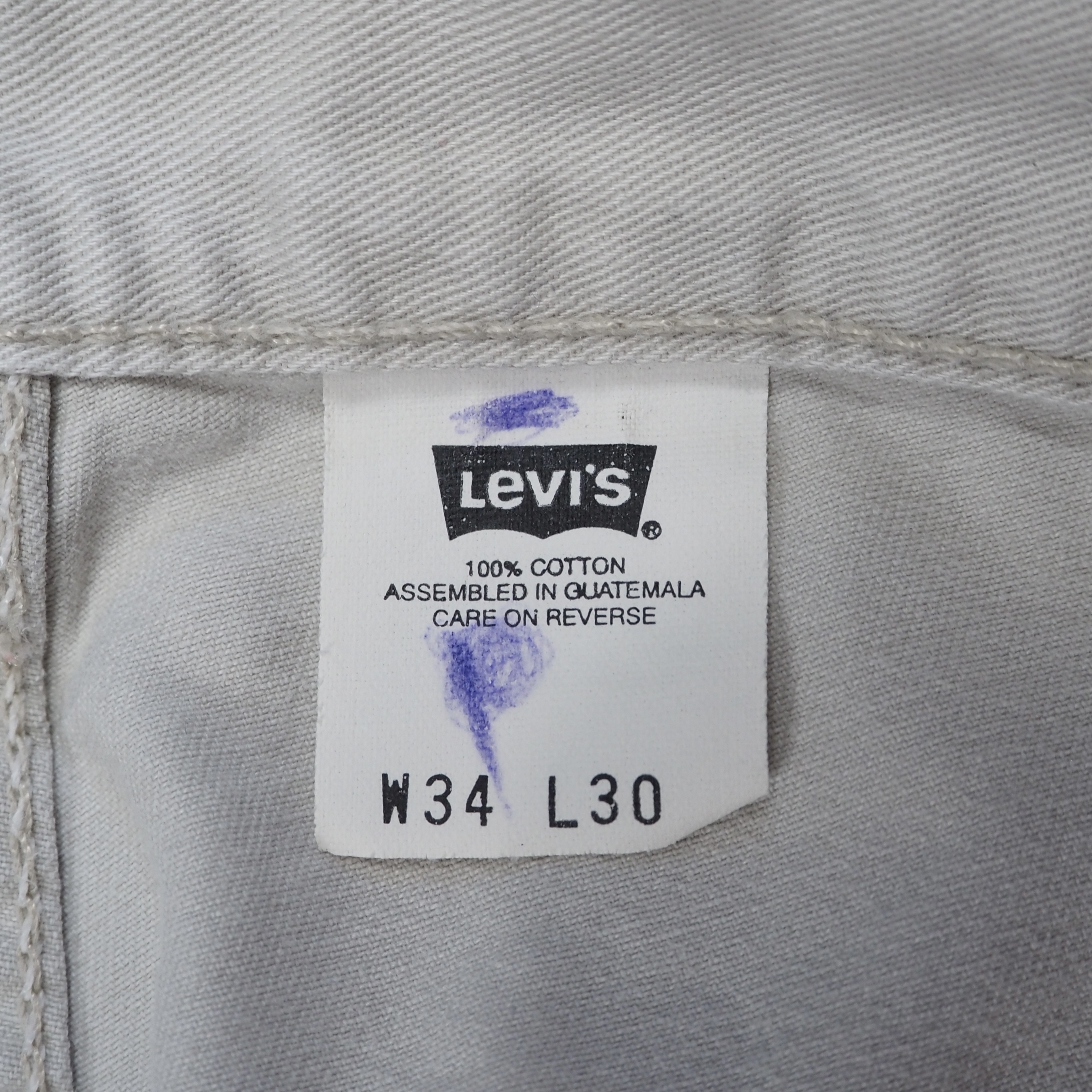 90’s Levi’s L2 カーゴパンツ 34×30 の画像 10
