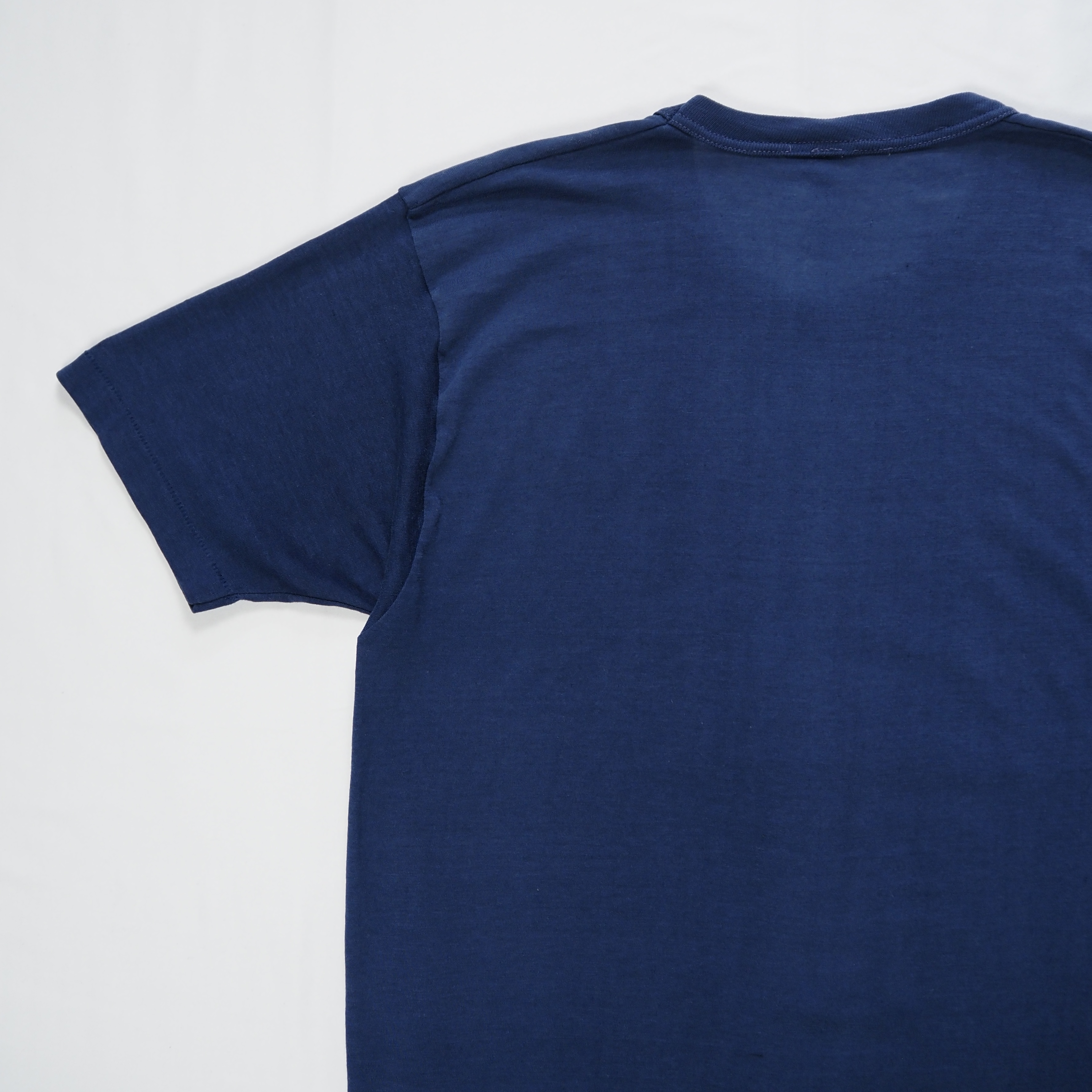 80’s プリントTシャツ ネイビーフェード の画像 12