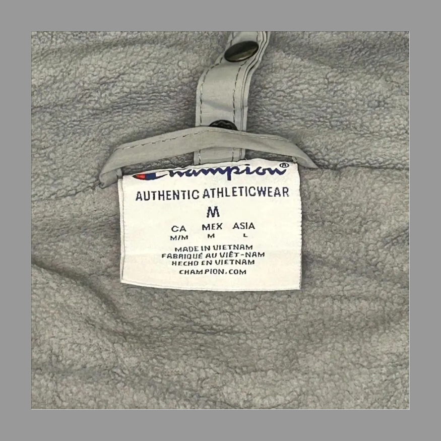 Champion ナイロンジャケット ネイビー/グレーＬ の画像 3