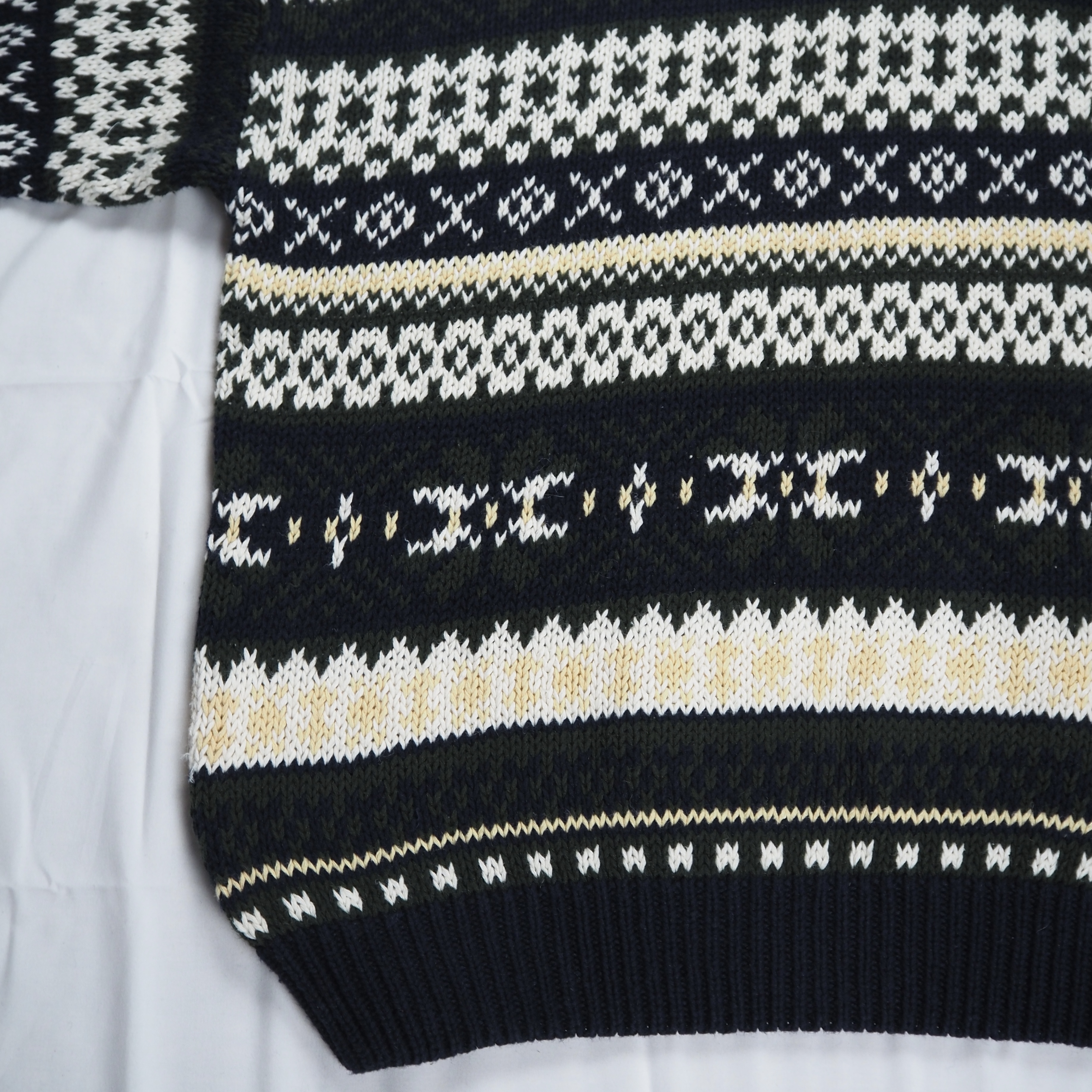 00’s IVY CREW コットンニット XLサイズ の画像 12