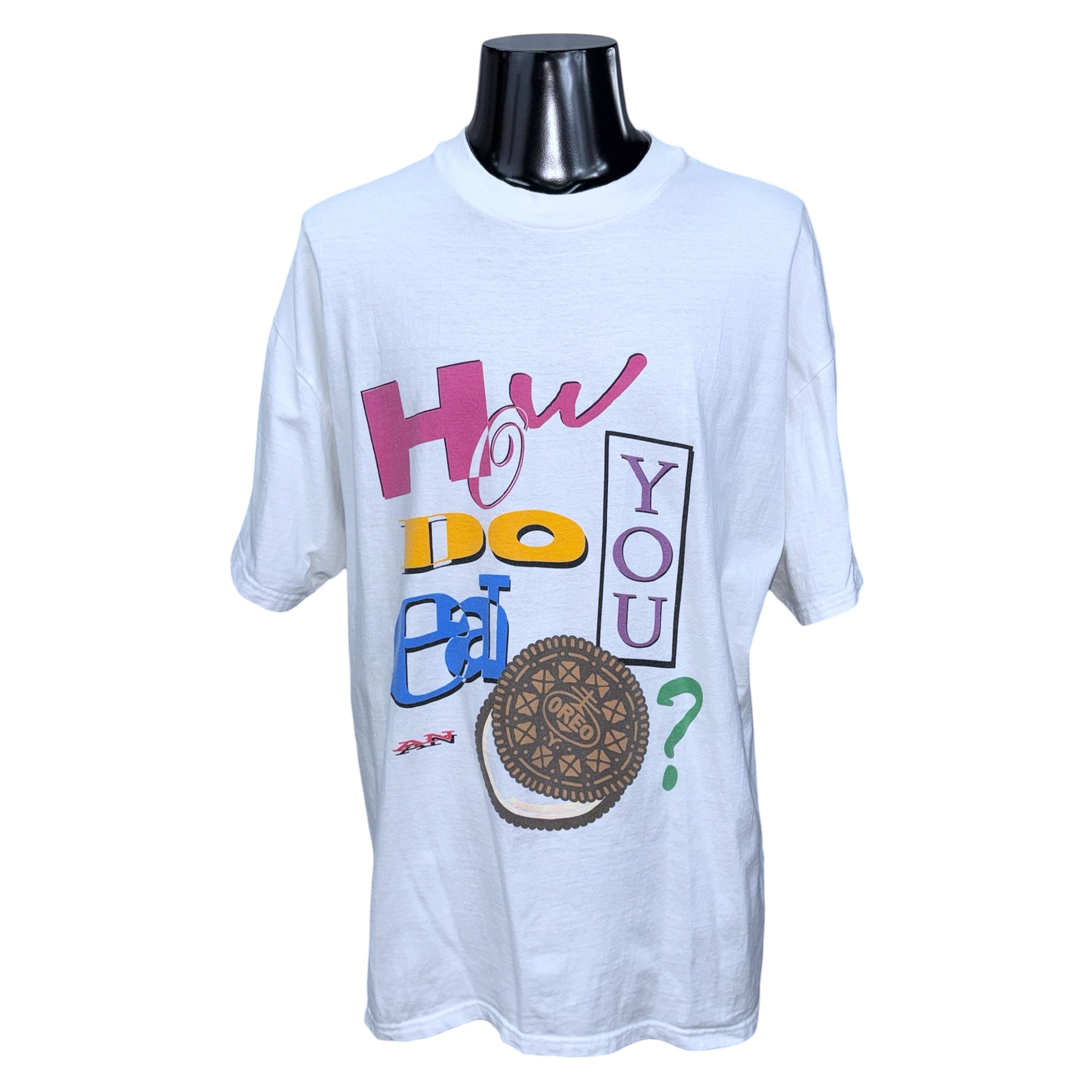 【OREO】オレオ “How Do YOU Eat?” 90s 企業 Tシャツ