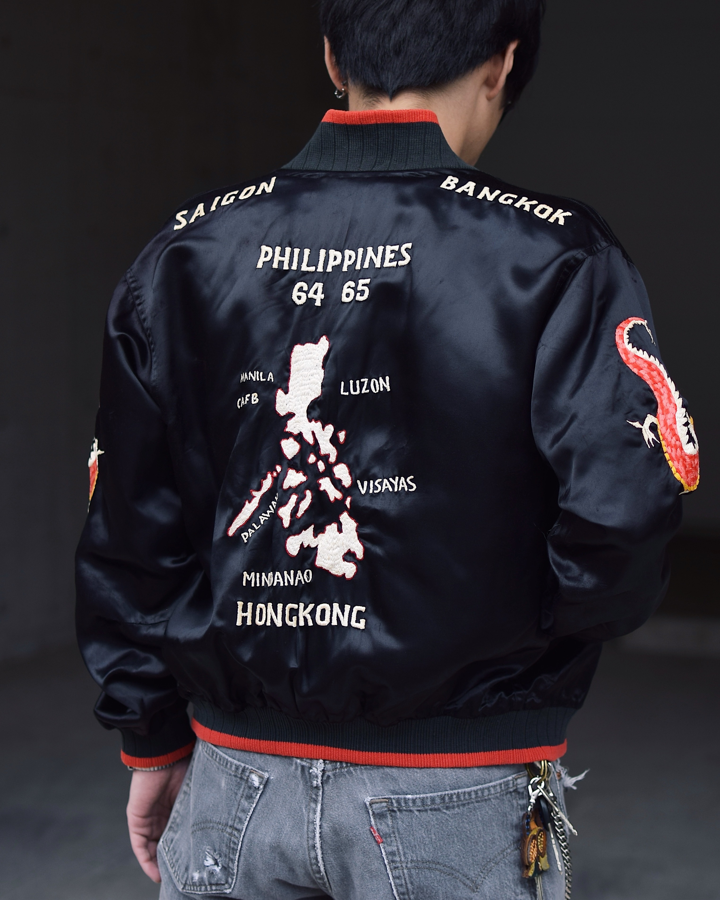 Vintage 60's "PHILIPPINES" Souvenir Jacket の画像 4