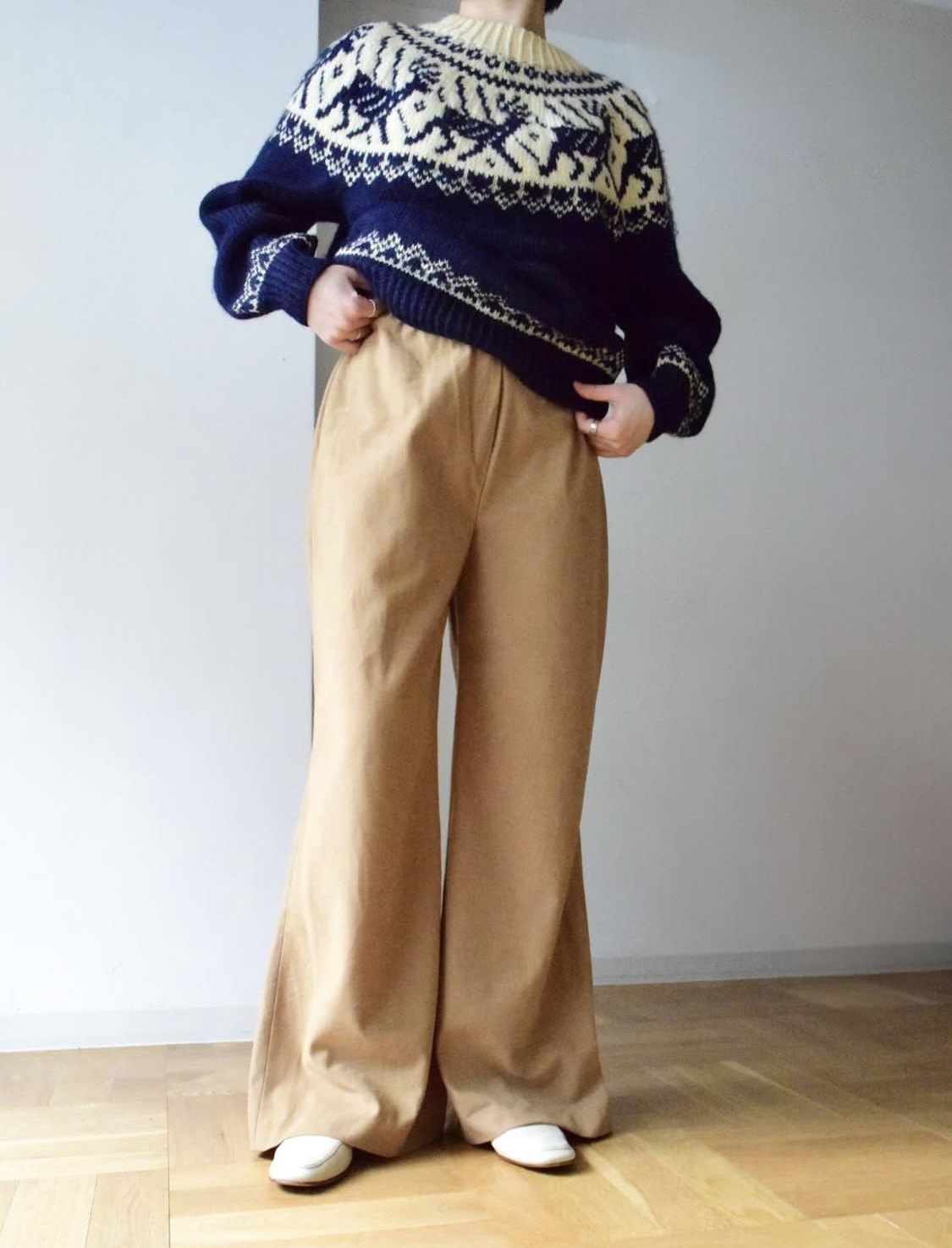 Velour wide pants の画像 7