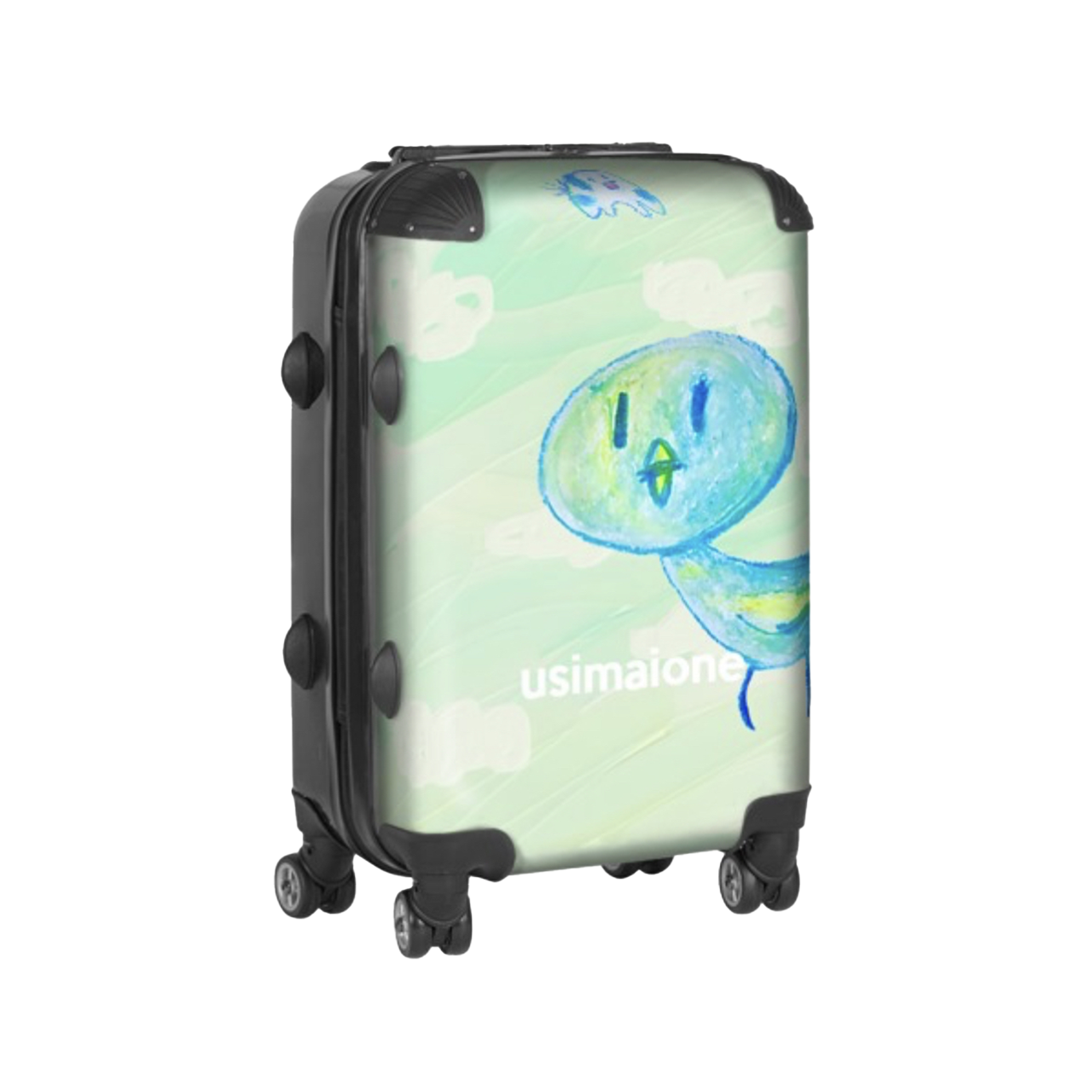 Unaited Usi とりさんおさんぽ キャリーケース 旅行カバン スーツケース かわいい 緑 ミントグリーン Usimaione Base Shop うしまいおにー Unaited Usi とりさんおさんぽ キャリーケース 旅行カバン スーツケース かわいい 緑 ミントグリーン Usimaione Base Shop うしまいおにー
