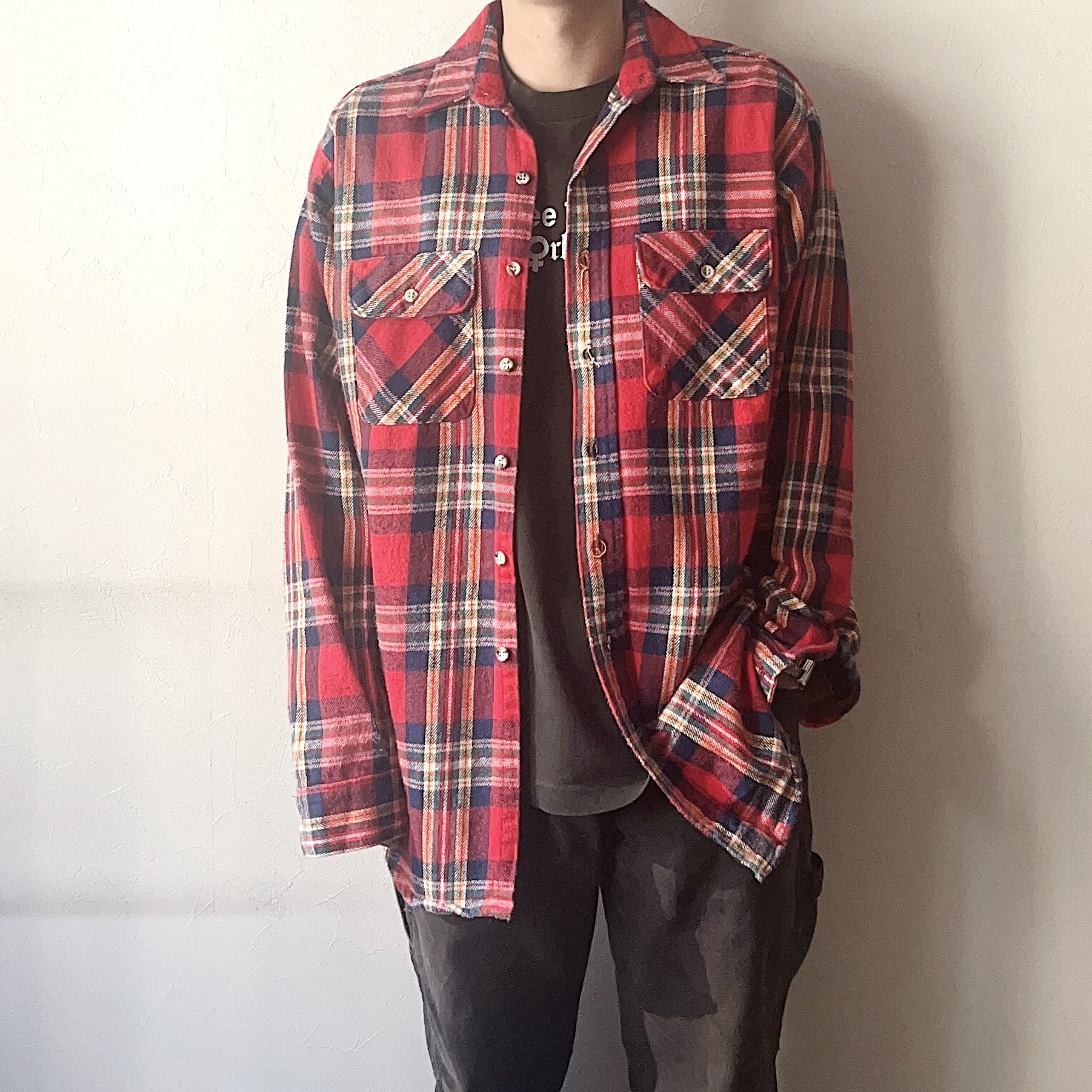 Vintage 70〜80's【FIVE BROTHER】Flannel Shirt の画像 3
