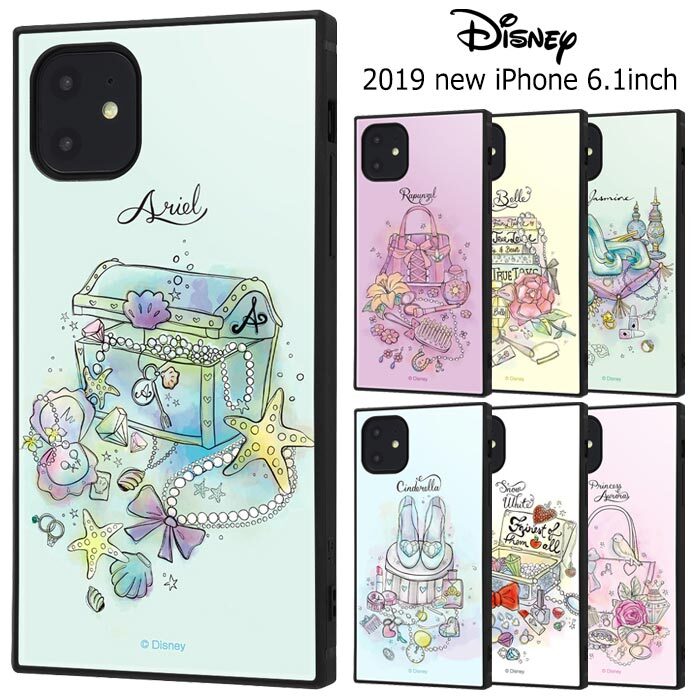 Iphone11 ディズニー プリンセス スクエア ケース Stars Iphone11 ディズニー プリンセス スクエア ケース Stars