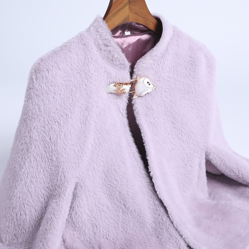 フェイクファー ファー ボレロ ドレス ワンピースに合わせて カーディガン アウター ファー 発表会 結婚式 パーティー ショール パープル 紫色 Dresszone