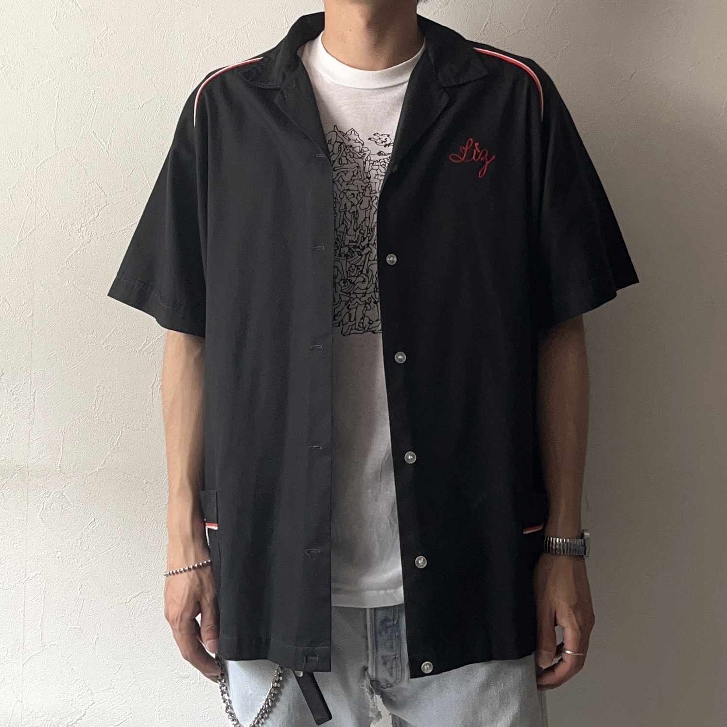 Vintage 70's【Hilton】"ludy K" Bowling Shirt の画像 3
