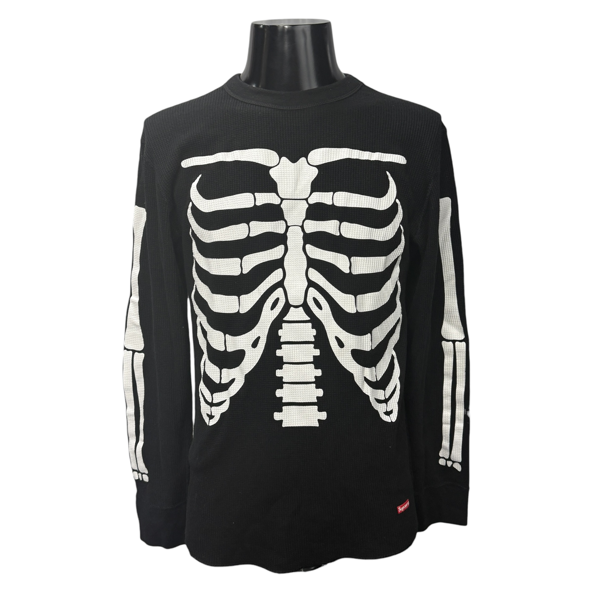 【Supreme 】シュプリーム “Skeleton Thermal ” スカル 骸骨 ロンT Hanesボディ