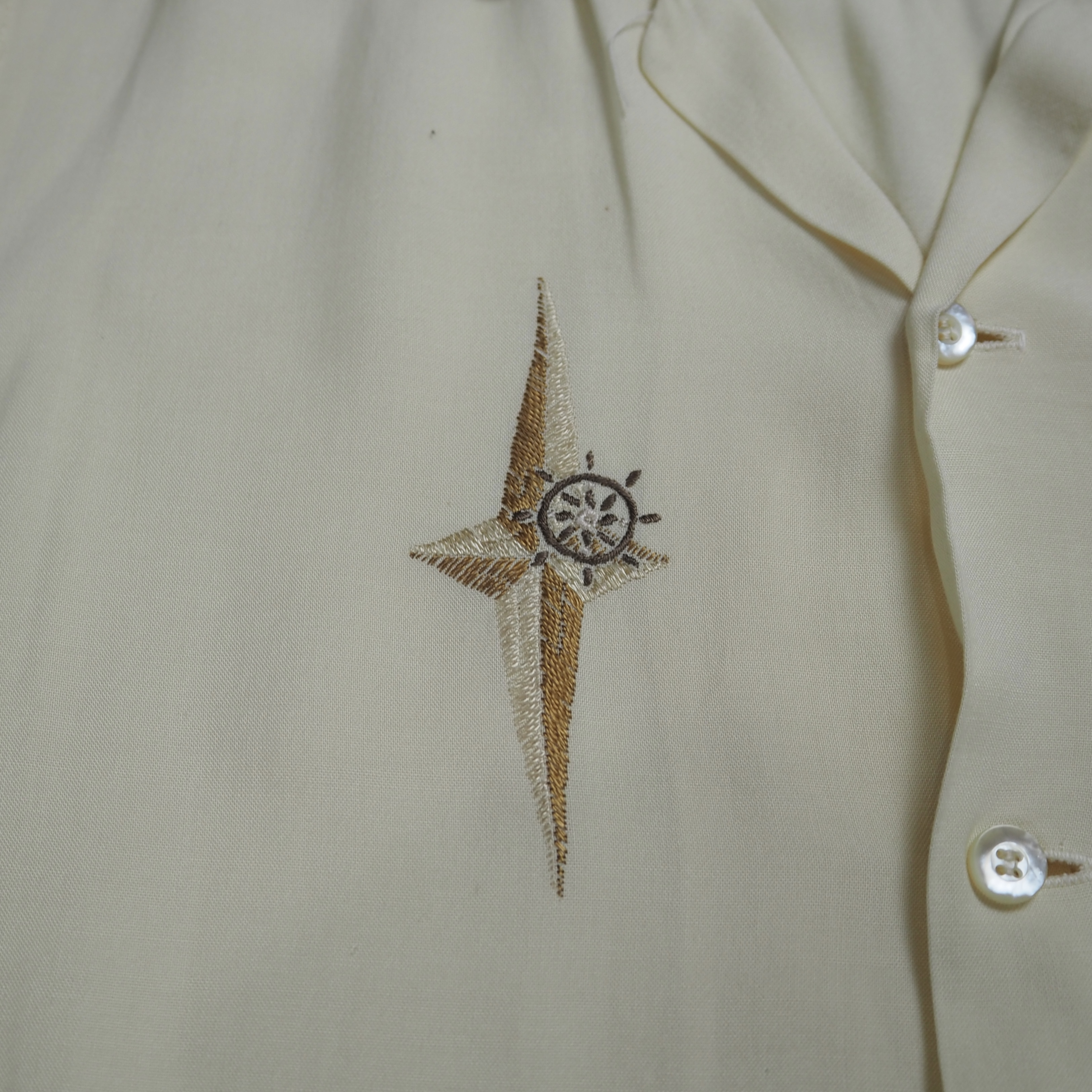 60’s タウンクラフト レーヨンシャツ 半袖 Sサイズ の画像 8