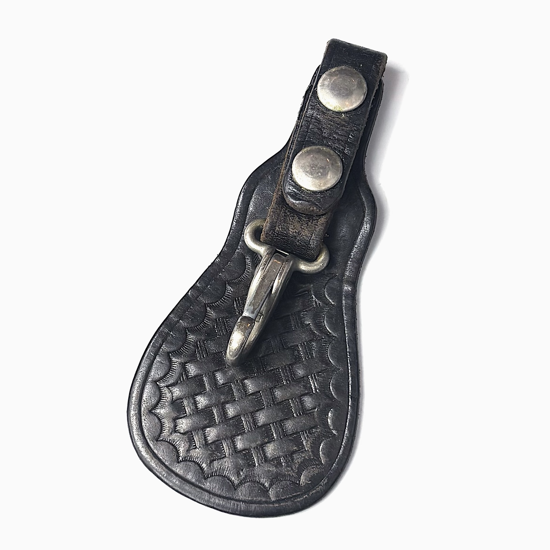 Vintage Leather Keychain