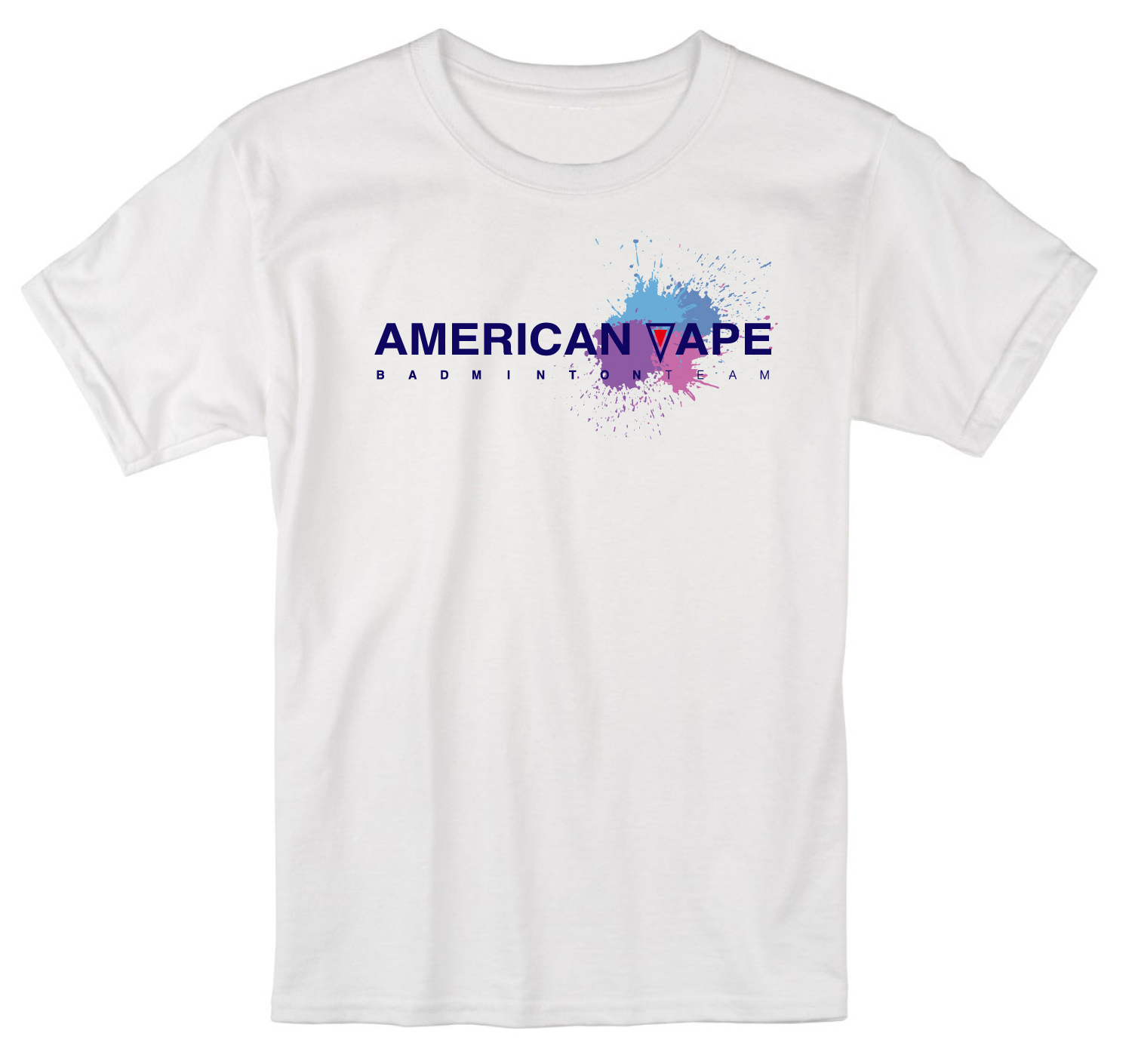 アメリカンベイプバドミントンチーム 公式tシャツ デザイン１