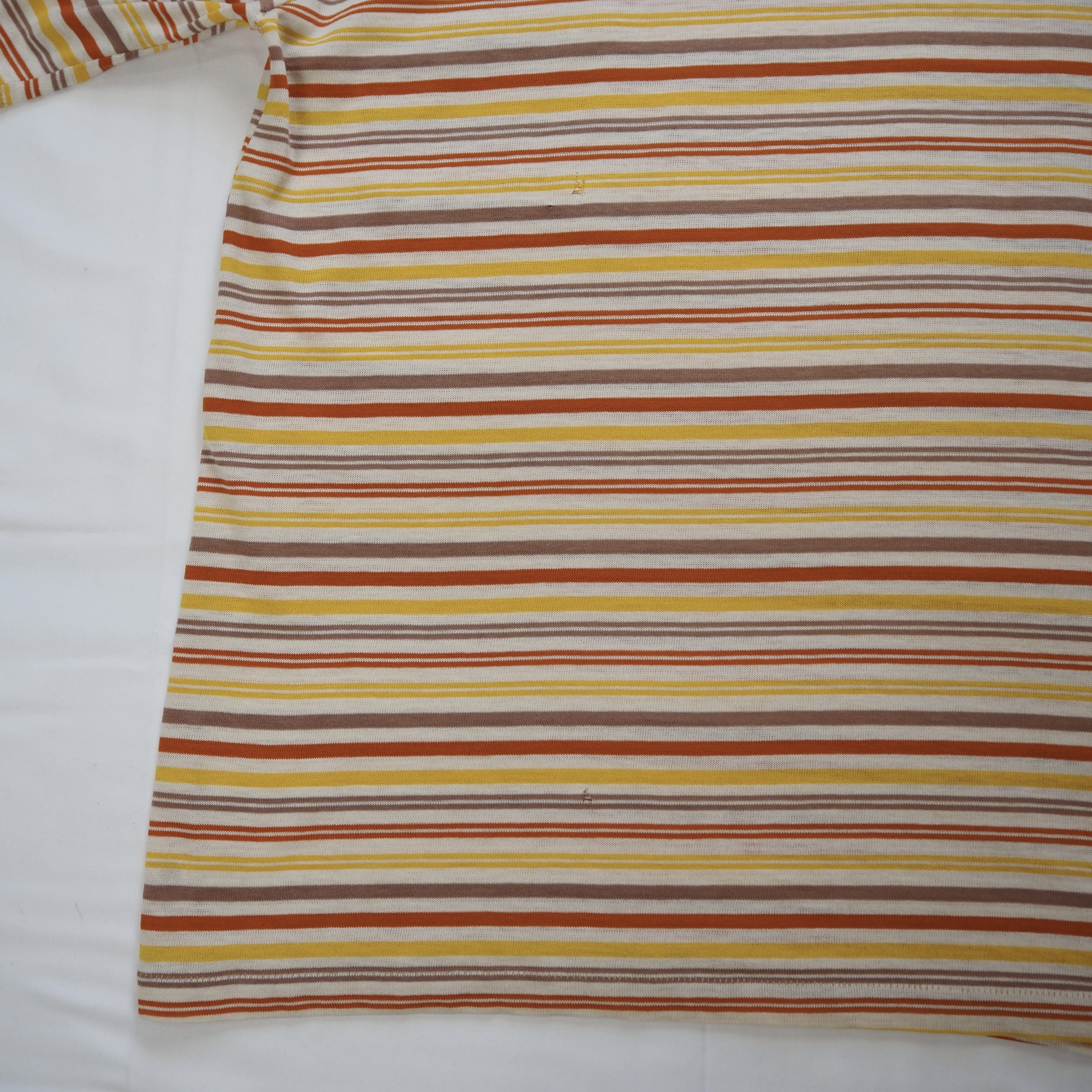 70’s-80’s ボーダーTシャツ オレンジ Mサイズ程度 の画像 16
