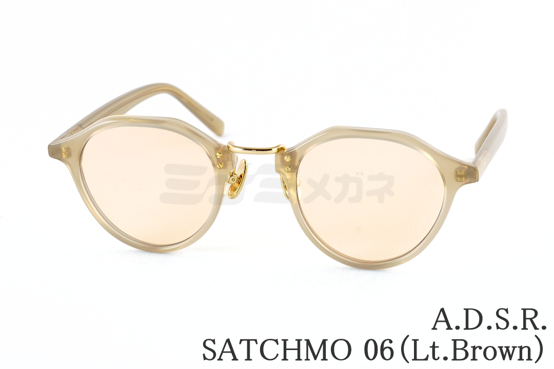 松村北斗さん着用】A.D.S.R. クリア サングラス SATCHMO 03a 47サイズ
