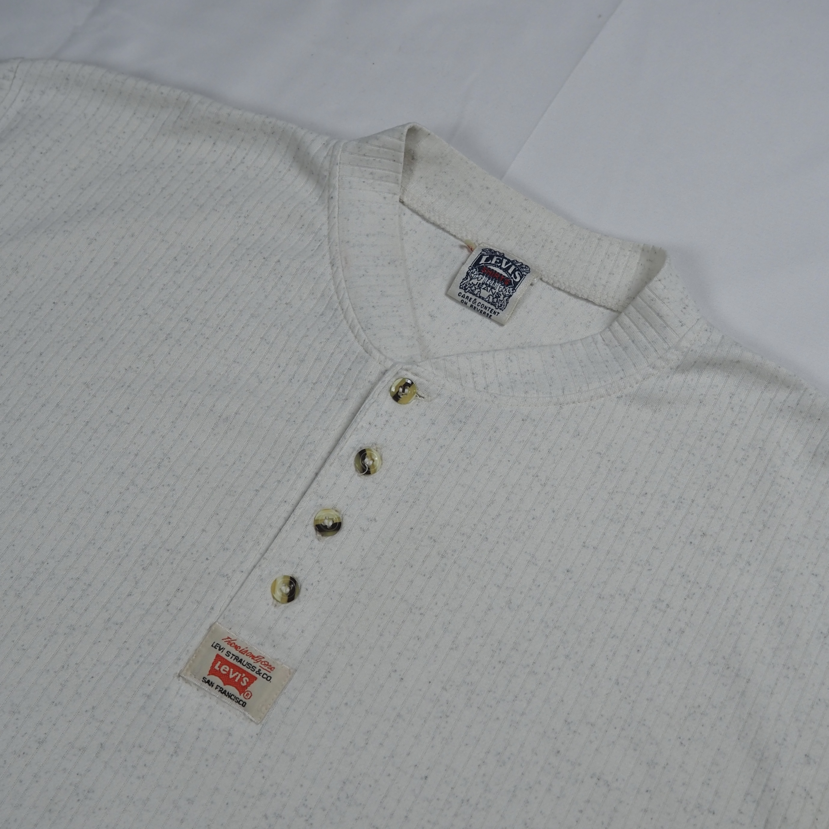 00’s Levi’s ヘンリーネックTシャツ Lサイズ程度 の画像 3