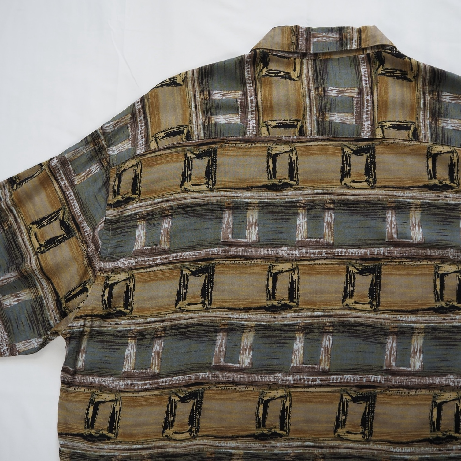 00’s Pierre Cardin 長袖レーヨンシャツ の画像 13