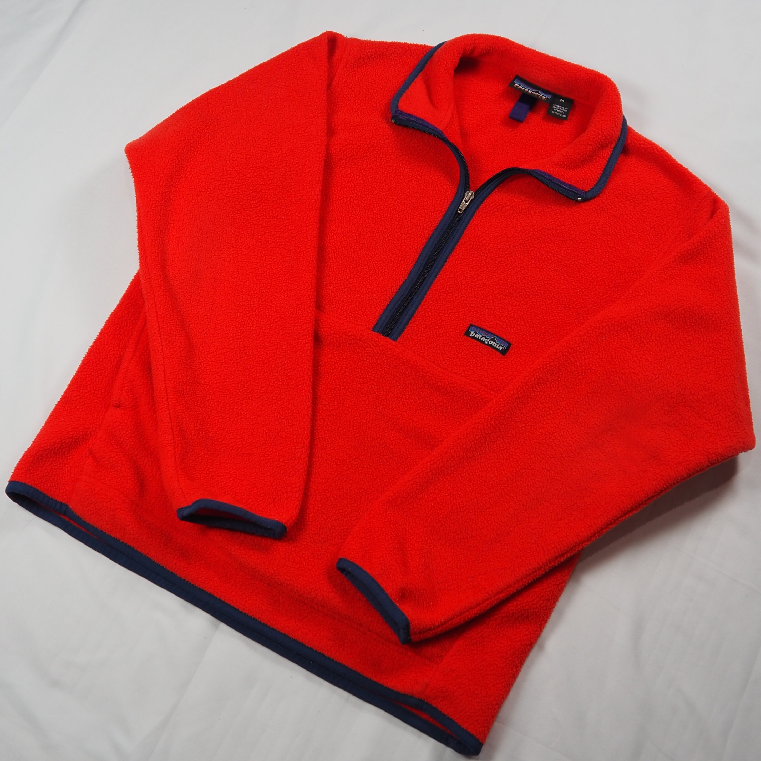 【9/23 20:00入荷】90's Patagonia マースピアル シンチラ レッド Mサイズ の画像 9