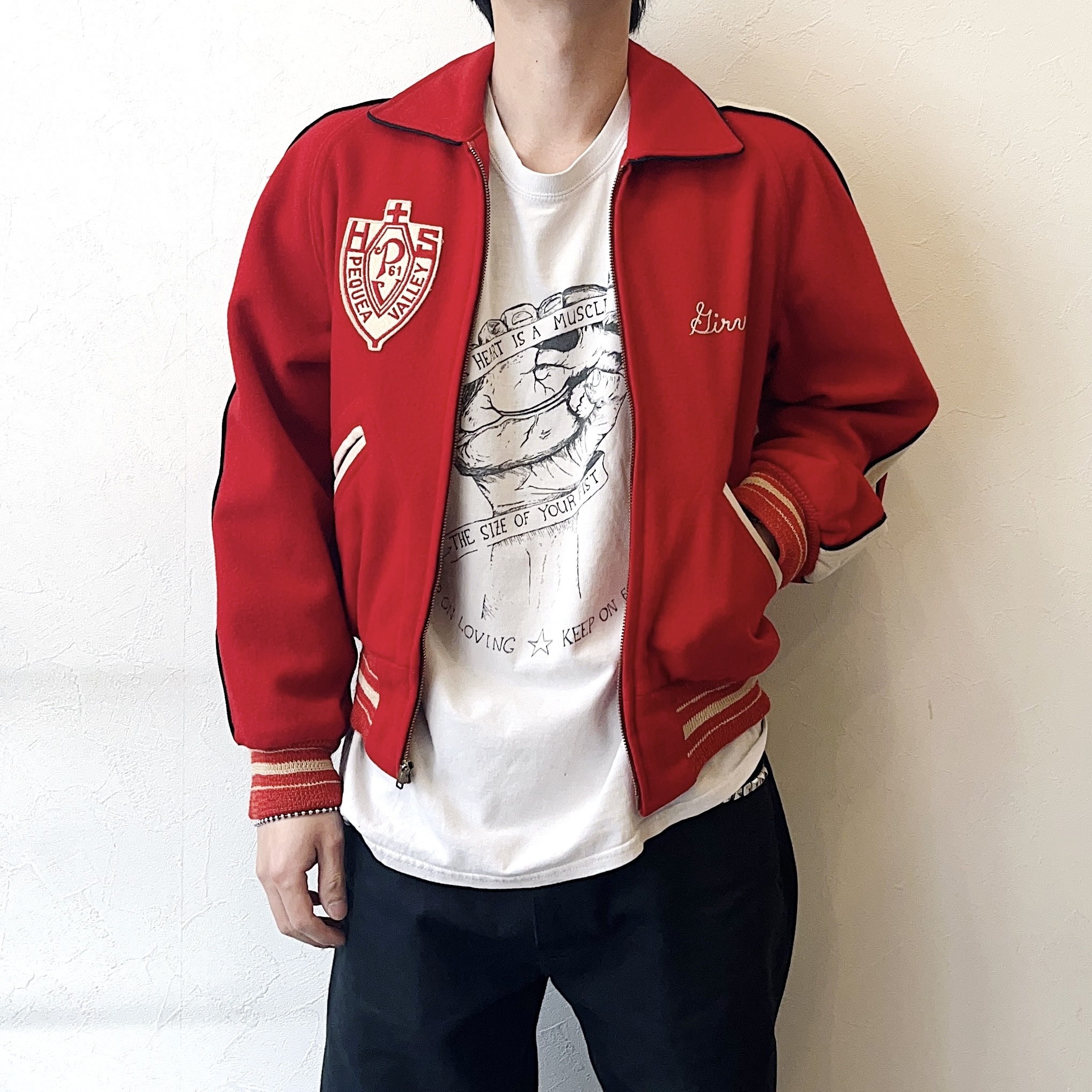 Vintage 60’s "Pequea '61 Valley" Stadium Jacket の画像 3