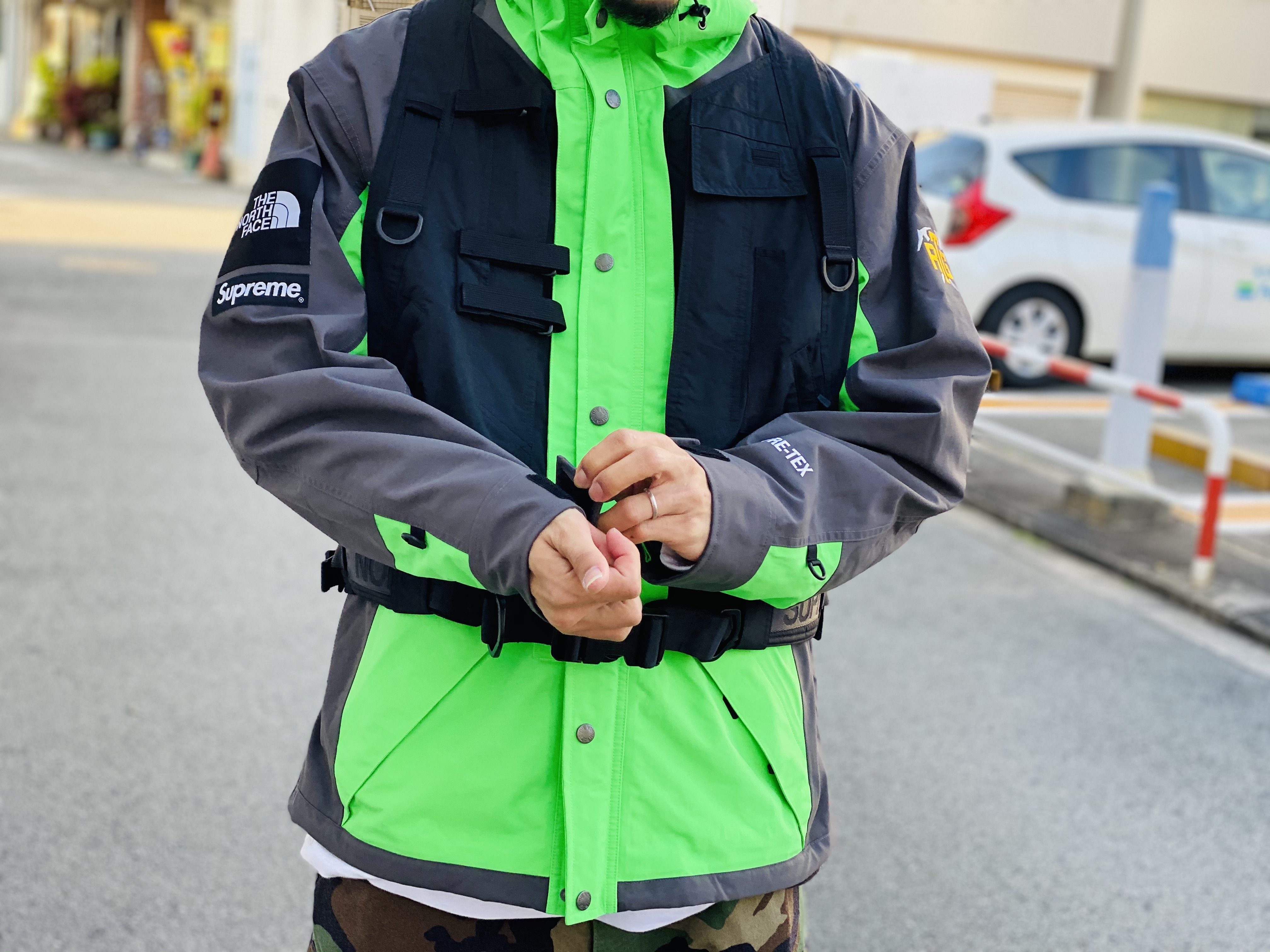 させて Supreme - supreme the north face RTG jacket vestの通販 by