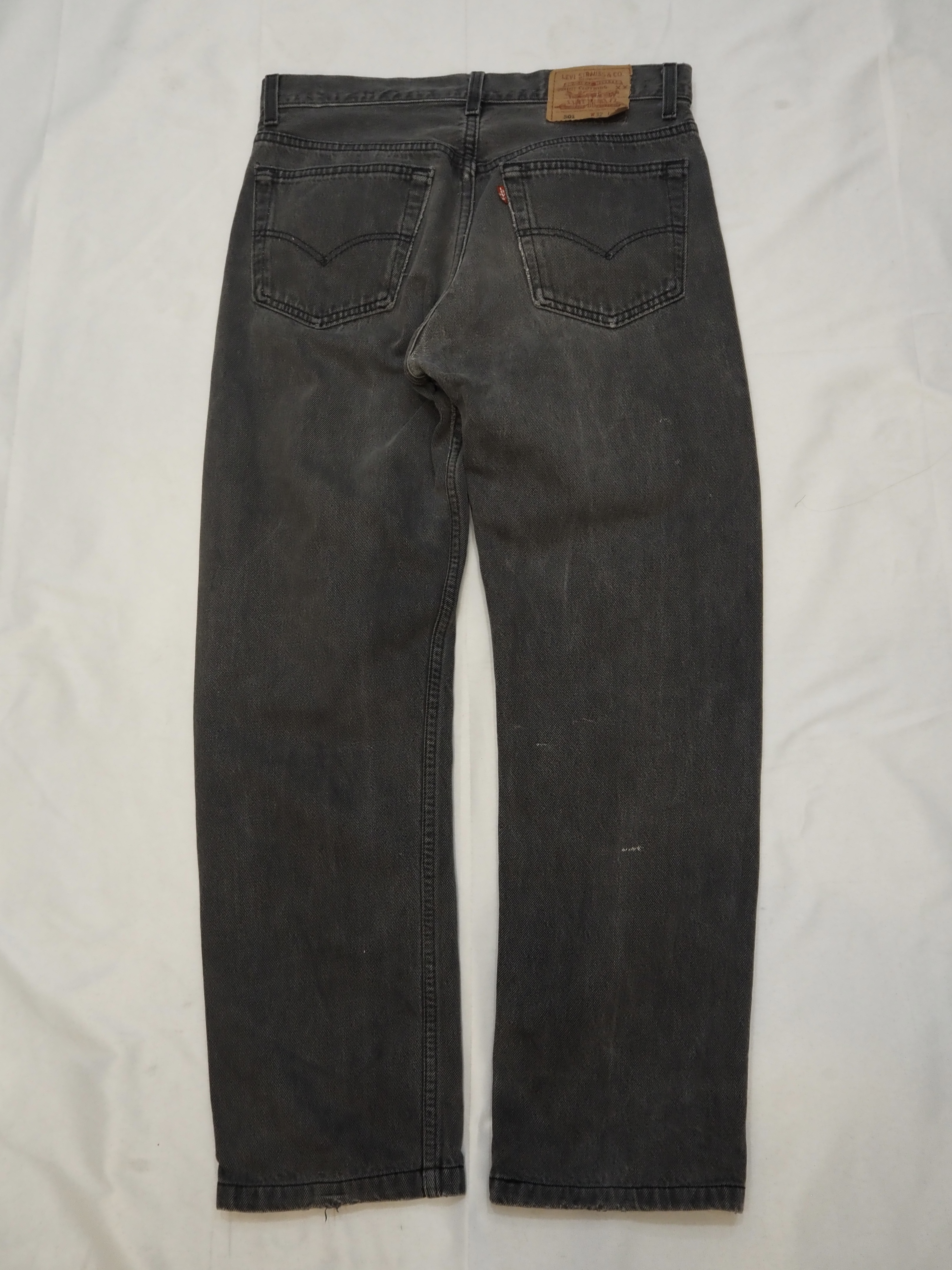 90’s Levi’s 501 Black Denim 32×28 US製 の画像 15