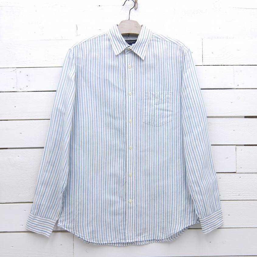 Banana Republic バナナリパブリック ストライプ柄 リネンシャツ メンズ Mサイズ Represent Onlinestore