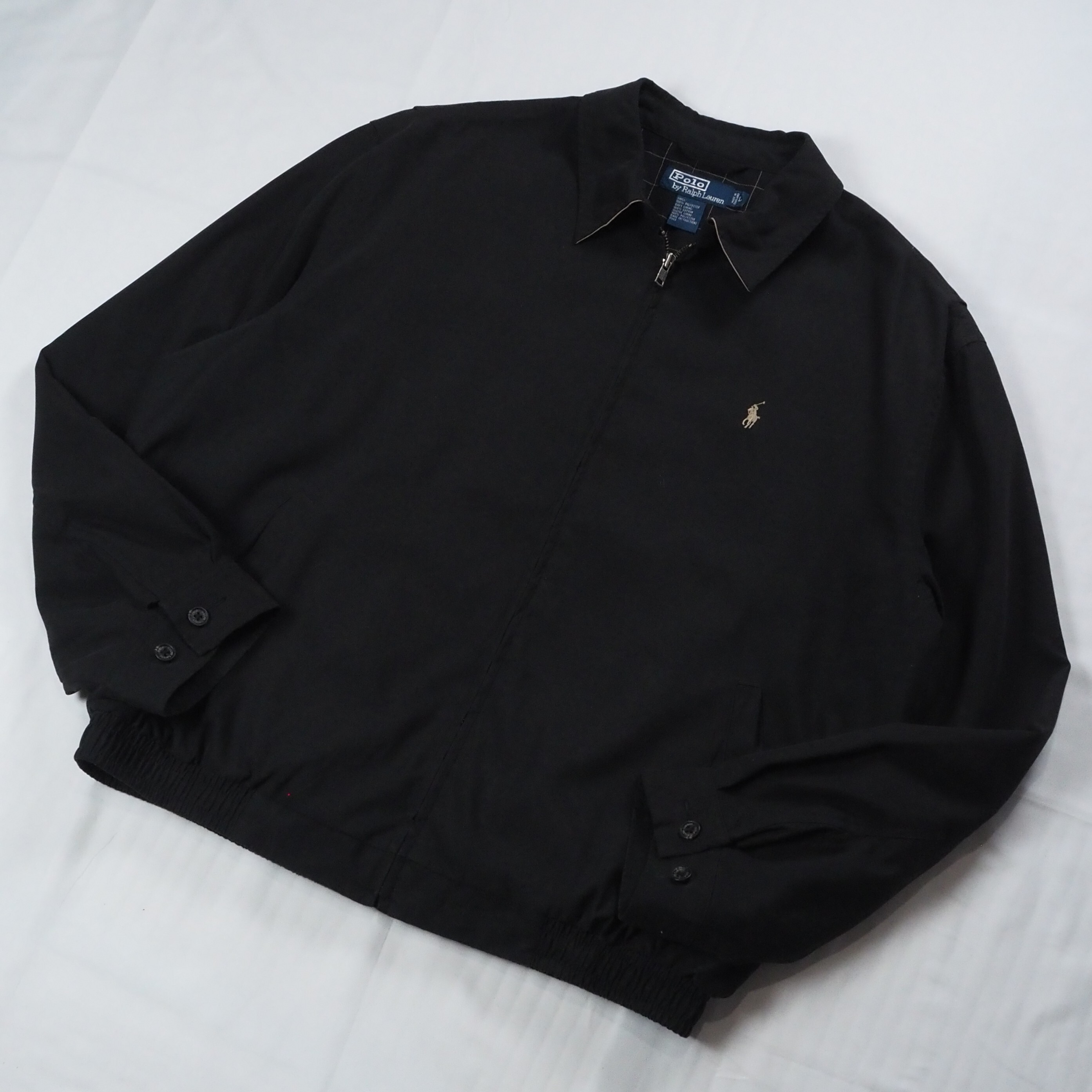 90's Ralph Lauren スイングトップ ブラック Lサイズ の画像 2