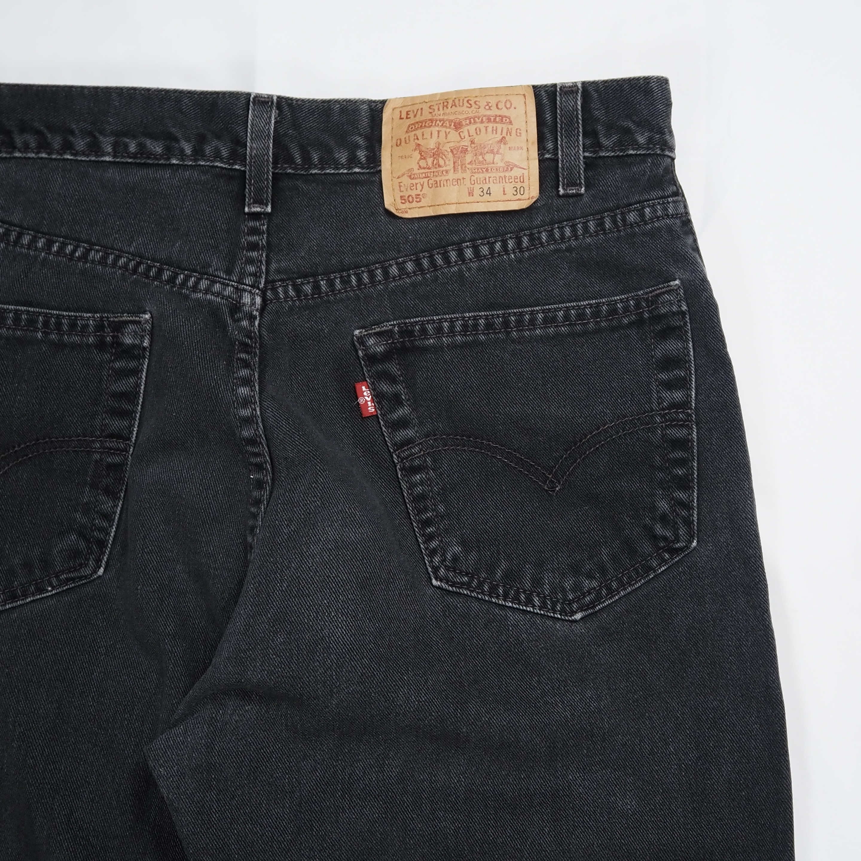 00’s Levi’s 505 ブラック 34×29 グアテマラ製 の画像 14