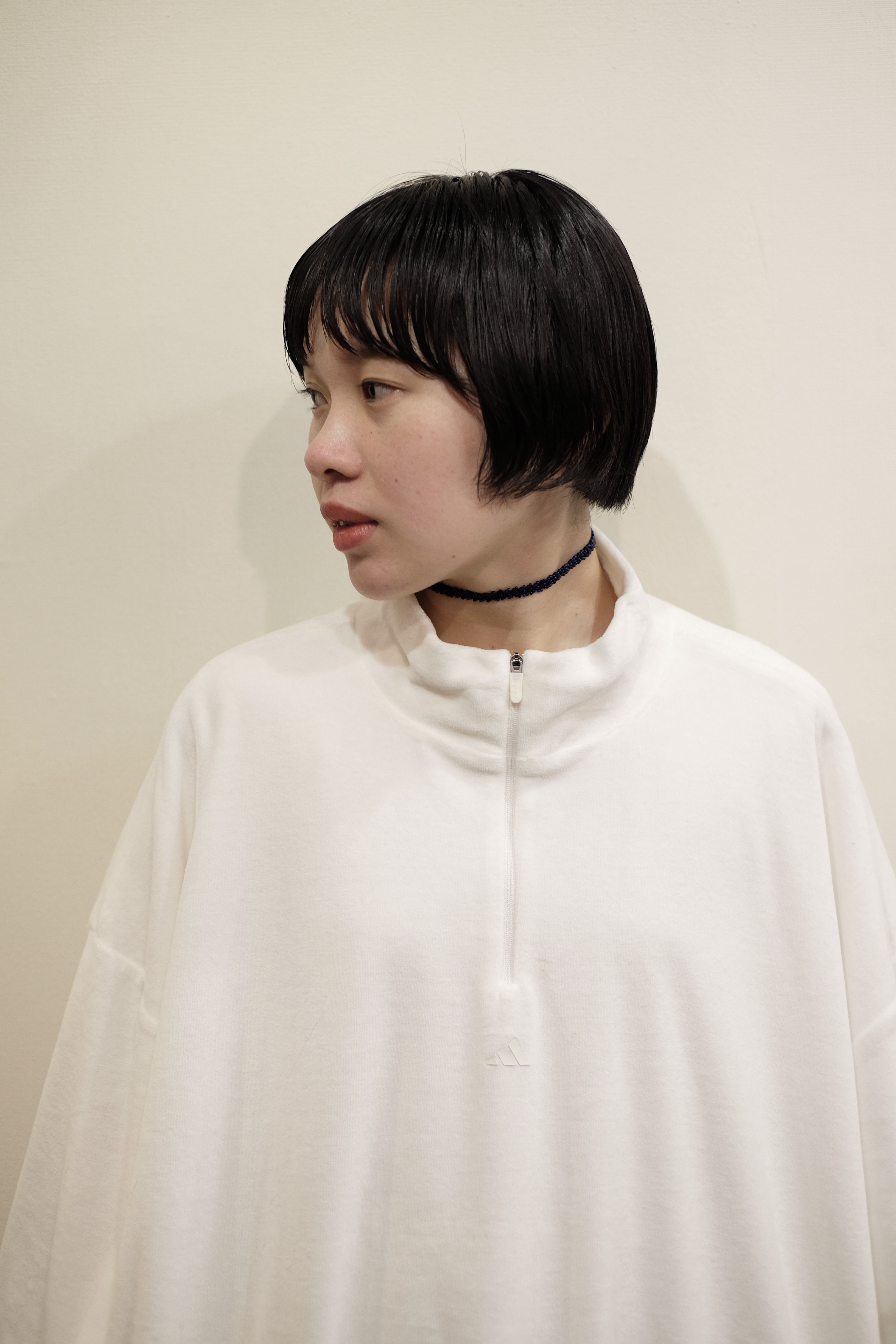 adidas design half zip sweat の画像 2