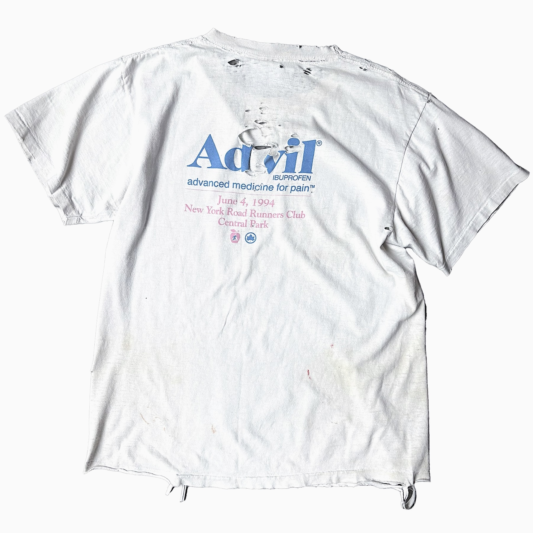 Vintage 90's【TULTEX】"Advil" Grunge T-shirt の画像 2