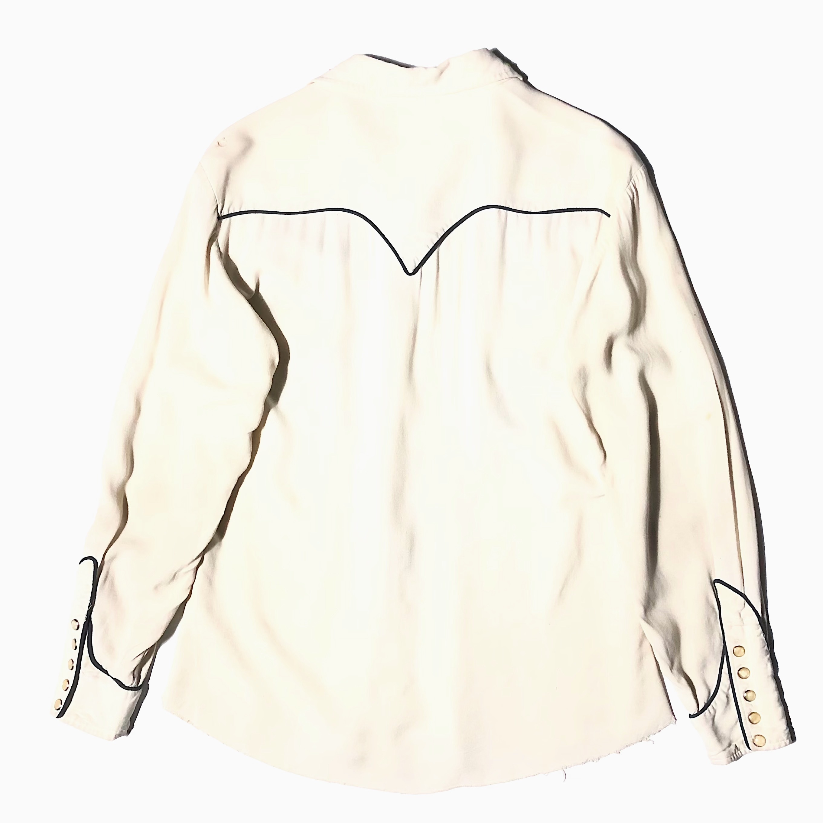 Vintage 50's【H BAR C】Western Shirt の画像 2