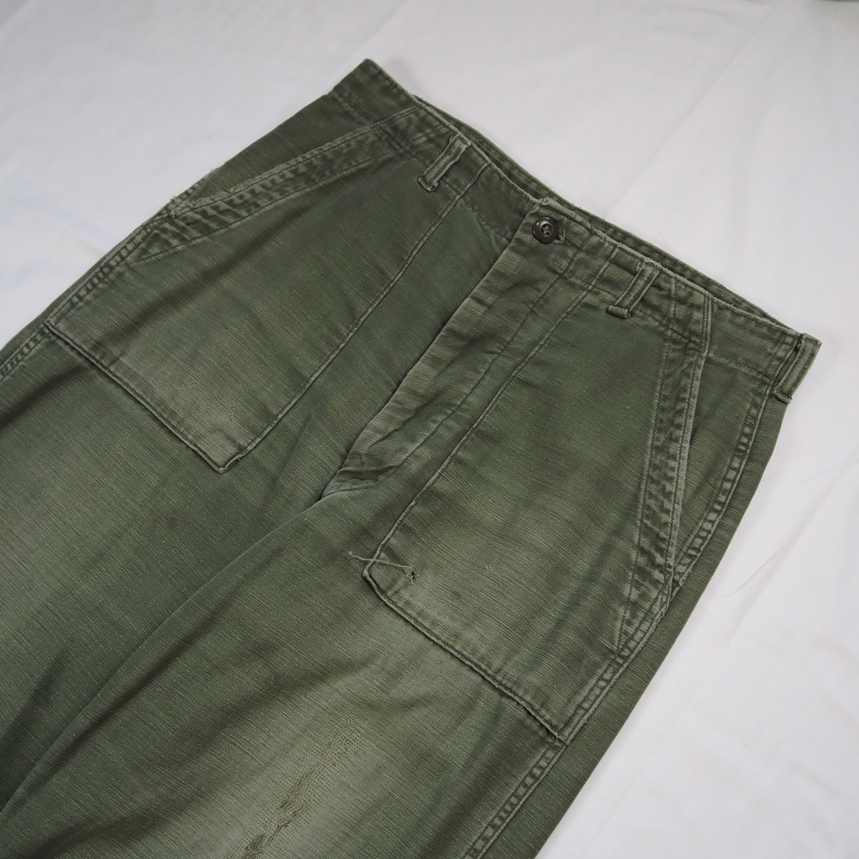 60’s U.S. ARMY ベイカーパンツ 32×30 の画像 2