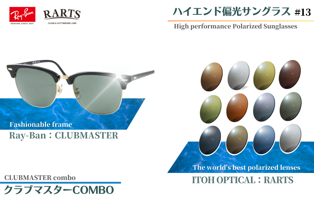オリジナル偏光サングラス #10 ウェイファーラー × RARTS 釣り Ray-Ban