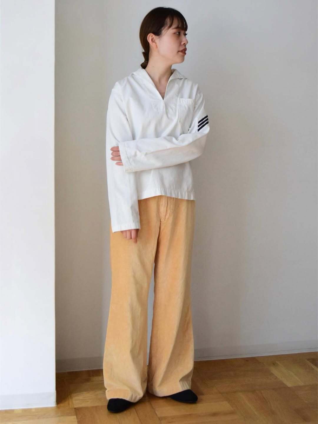 Velour flared pants の画像 4
