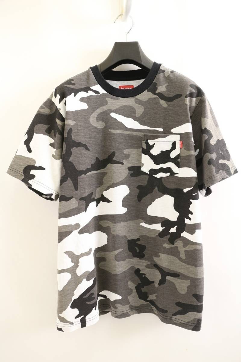 supreme camouflage t shirt