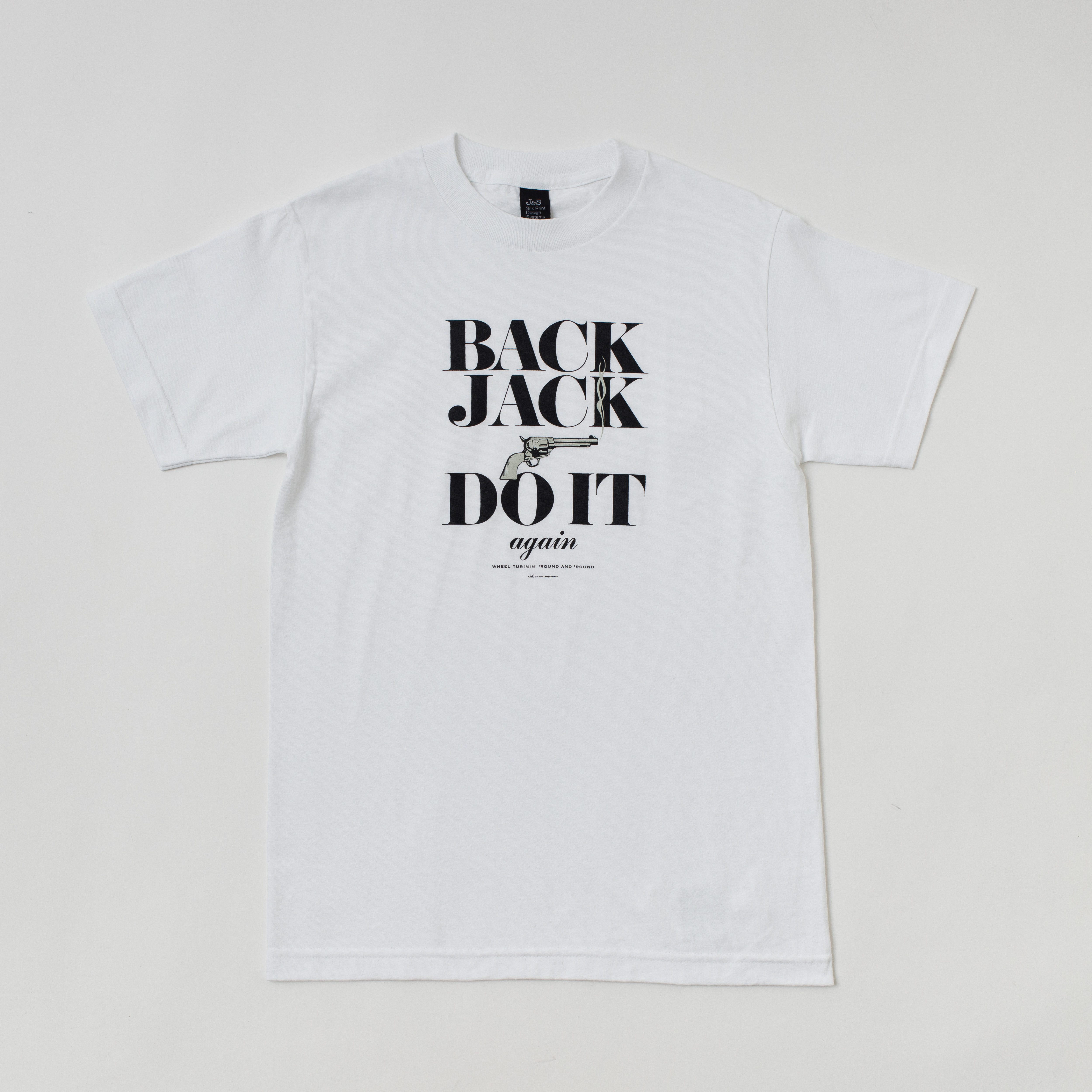 Back Jack Do It Again ホワイト J S Silk Print Design System Back Jack Do It Again ホワイト J S Silk Print Design System