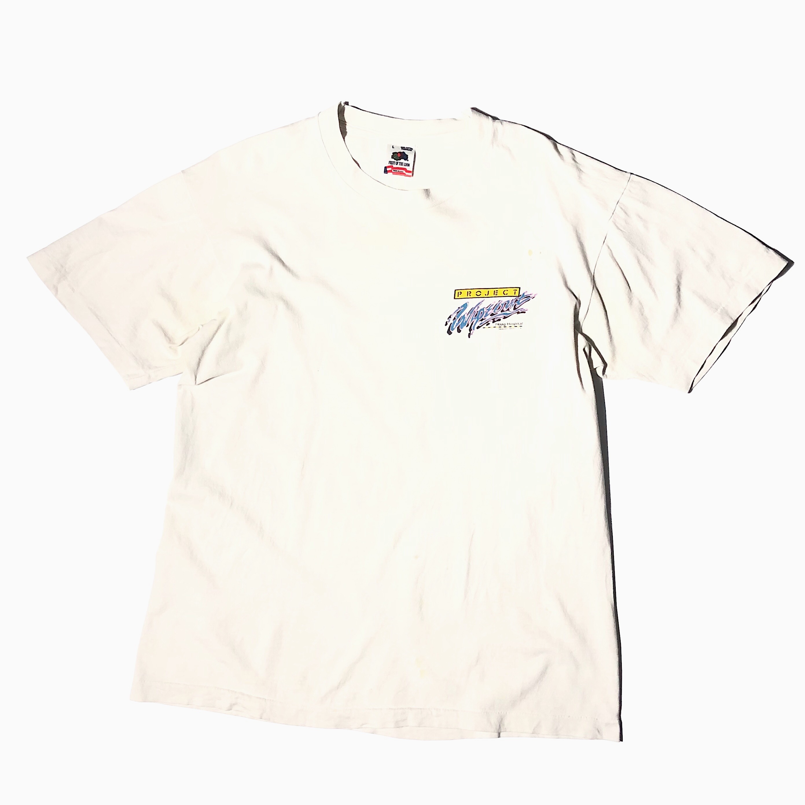 Vintage 80's【FRUIT OF THE LOOM】"PROJECT Wipeout" T-shirt の画像 2