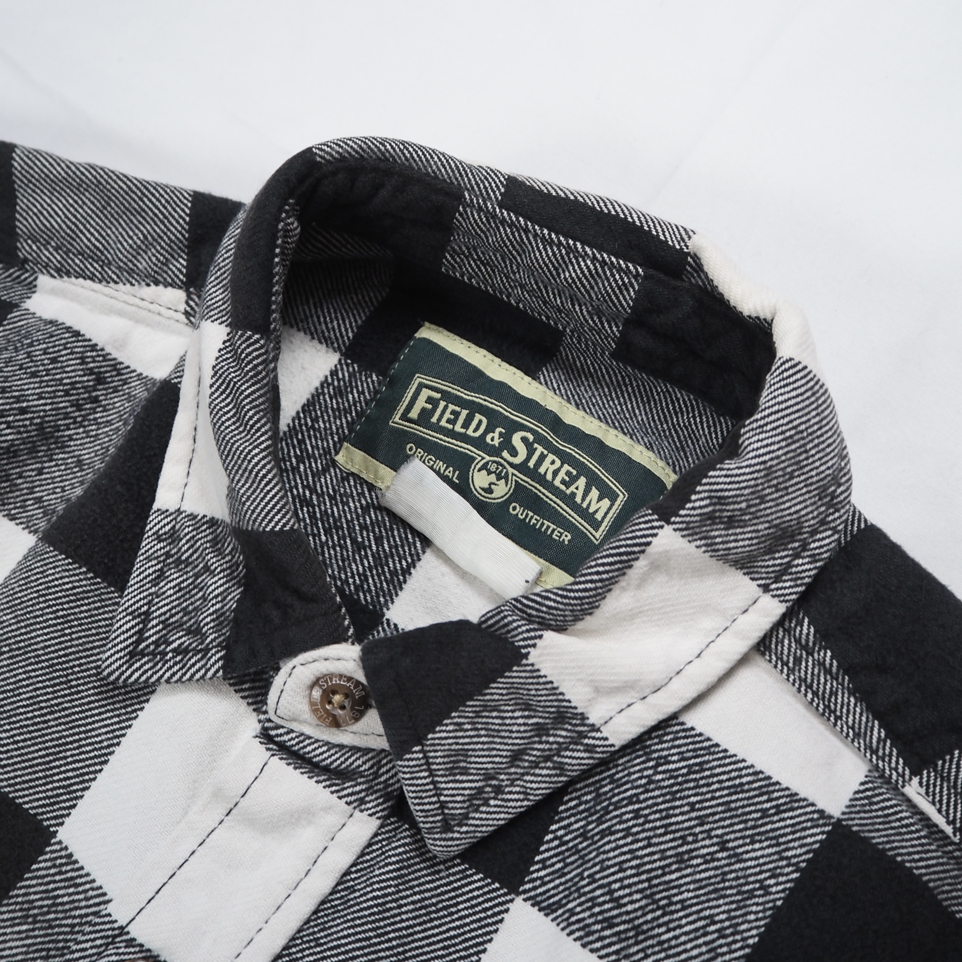 00’s Field and Stream ヘヴィネル ブラック×ホワイト の画像 5
