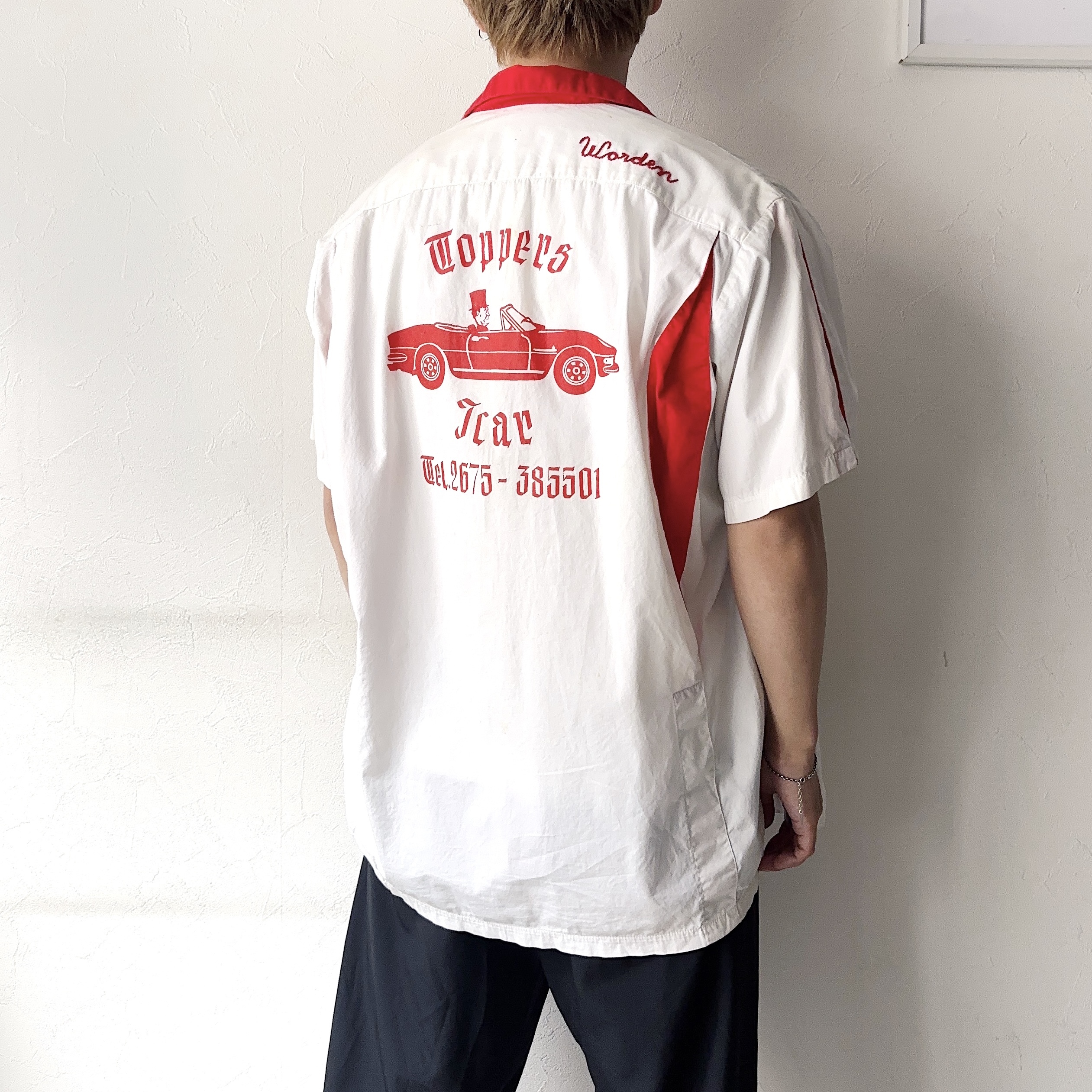 Vintage 60～70's【Pentagon】"Toppers" Bowling Shirt の画像 4