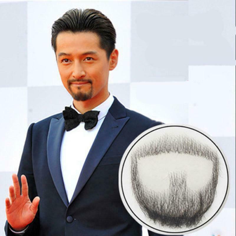 付け髭 No 4 人毛100 髪製髭 ウィッグ 職人手作り品です 付け髭販売専門店 ダンディーホリデー付けヒゲの通販店