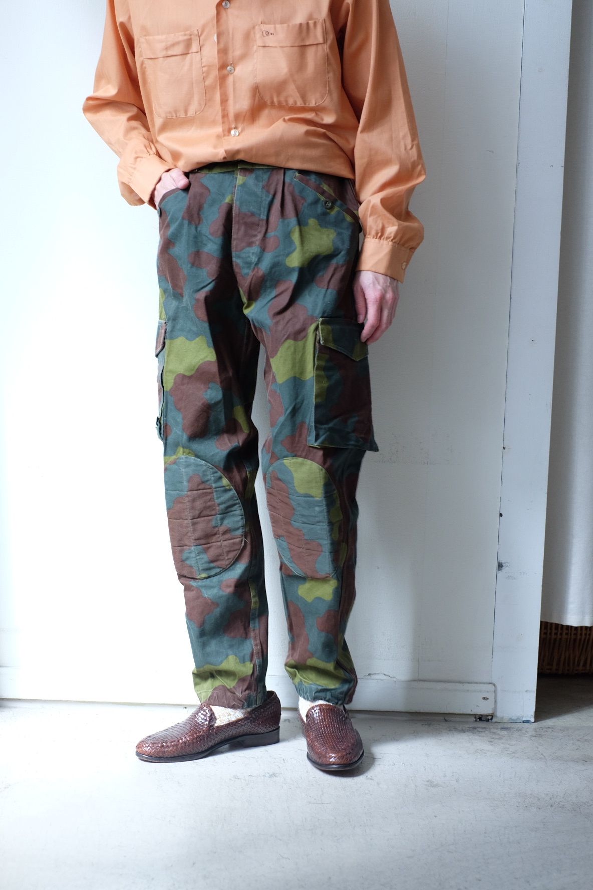 Italian military san marco camo cargo pants の画像 7