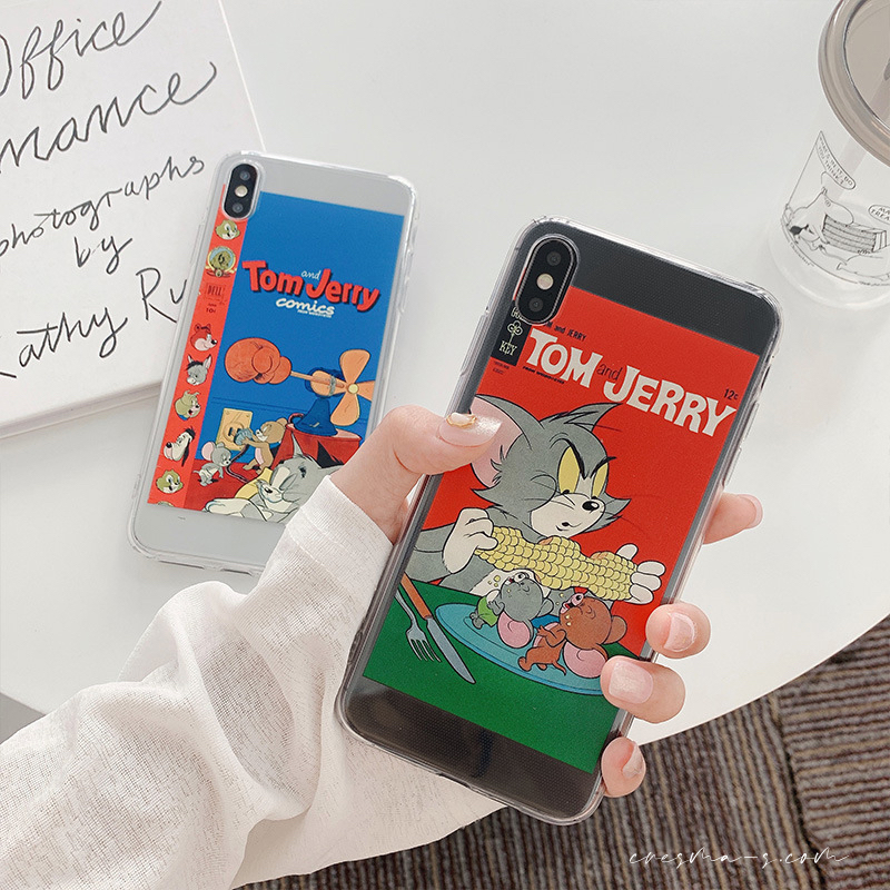 ペアルックにオススメ レトロな トムアンドジェリー Tom And Jerry Tpu Iphoneケース Cresma S 最短当日発送 卸売も可能