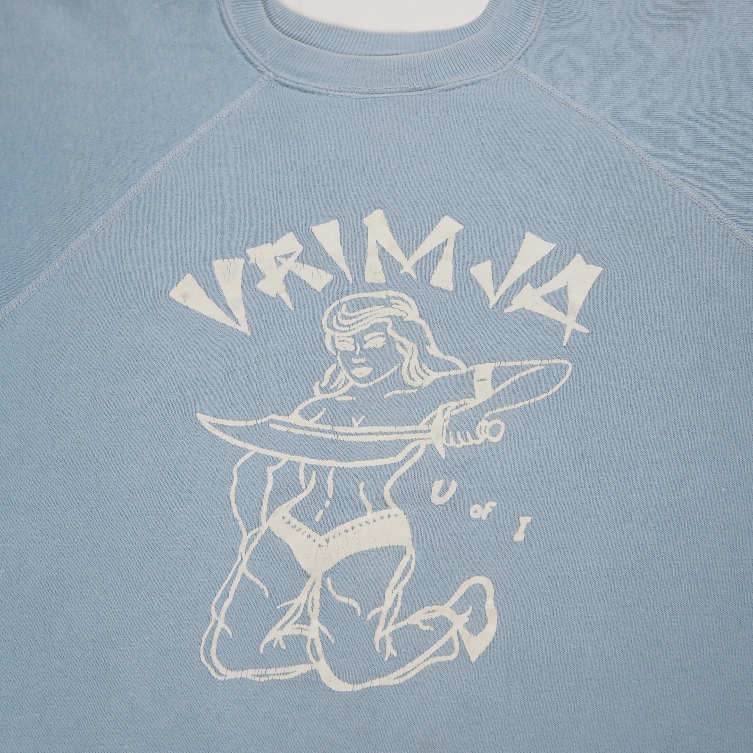 60’s 半袖スウェット 水色 ダガー の画像 8