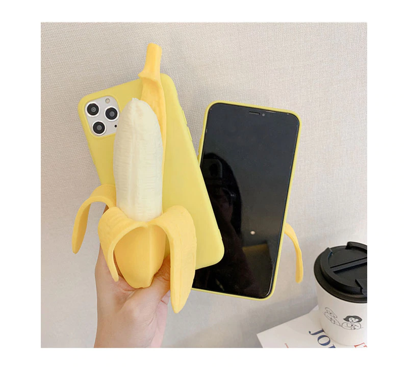 Iphoneケース スマホケース 韓国 おもしろ バナナ おもちゃ Menewshop