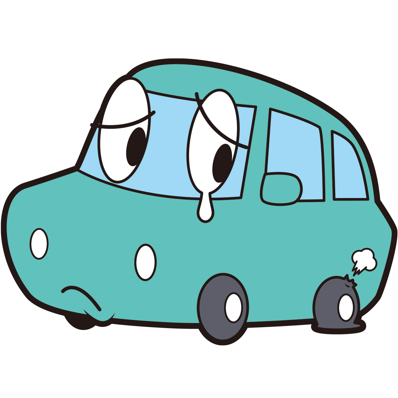 タイヤパンク車 Sozaido タイヤパンク車 Sozaido