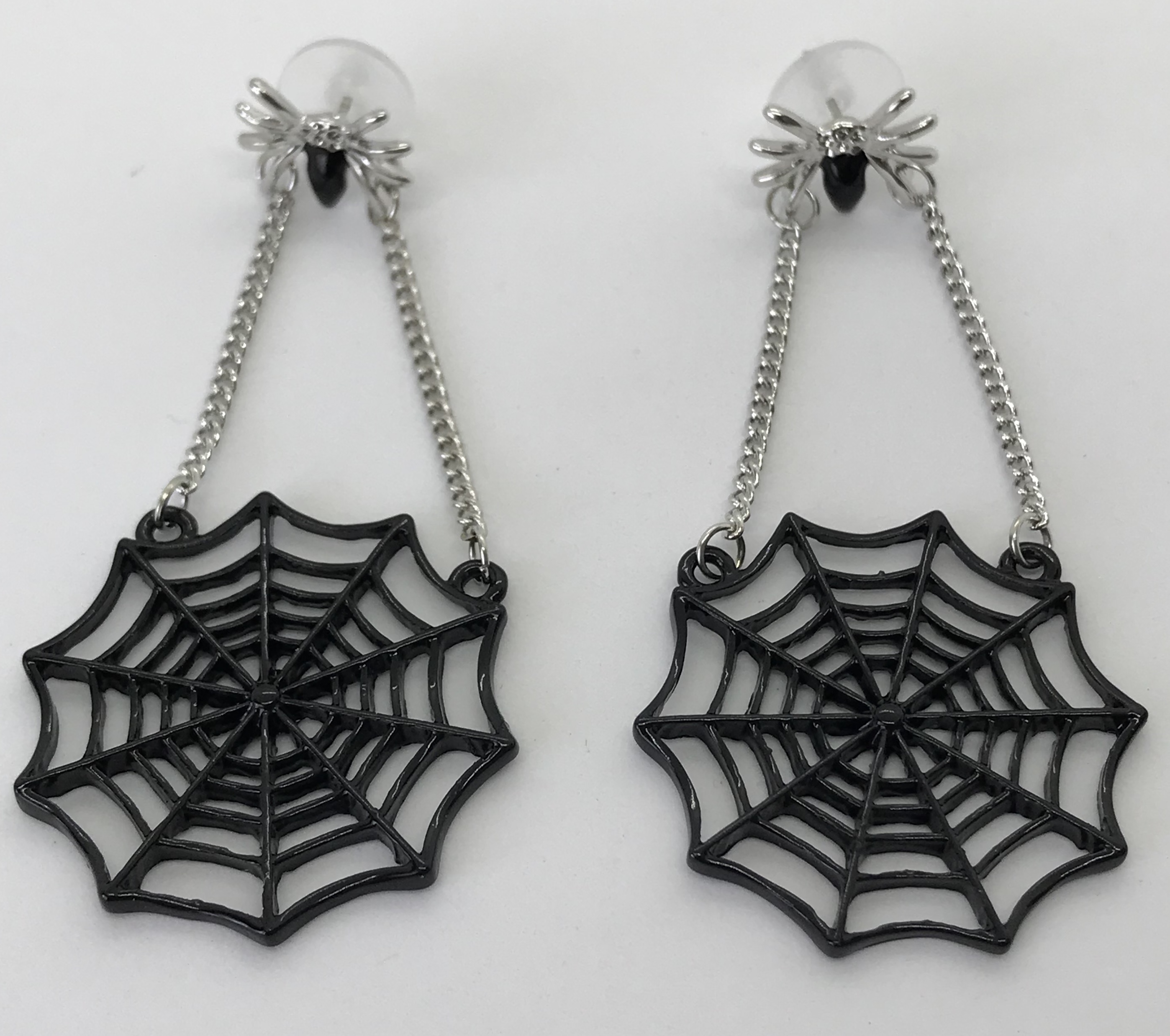 ピアス ハロウィン くも クモ 蜘蛛 蜘蛛の巣 メンズ レディース コスプレ ハロウィングッズ 1ペア レディースの海外トレンドファッション通販サイト Kahana