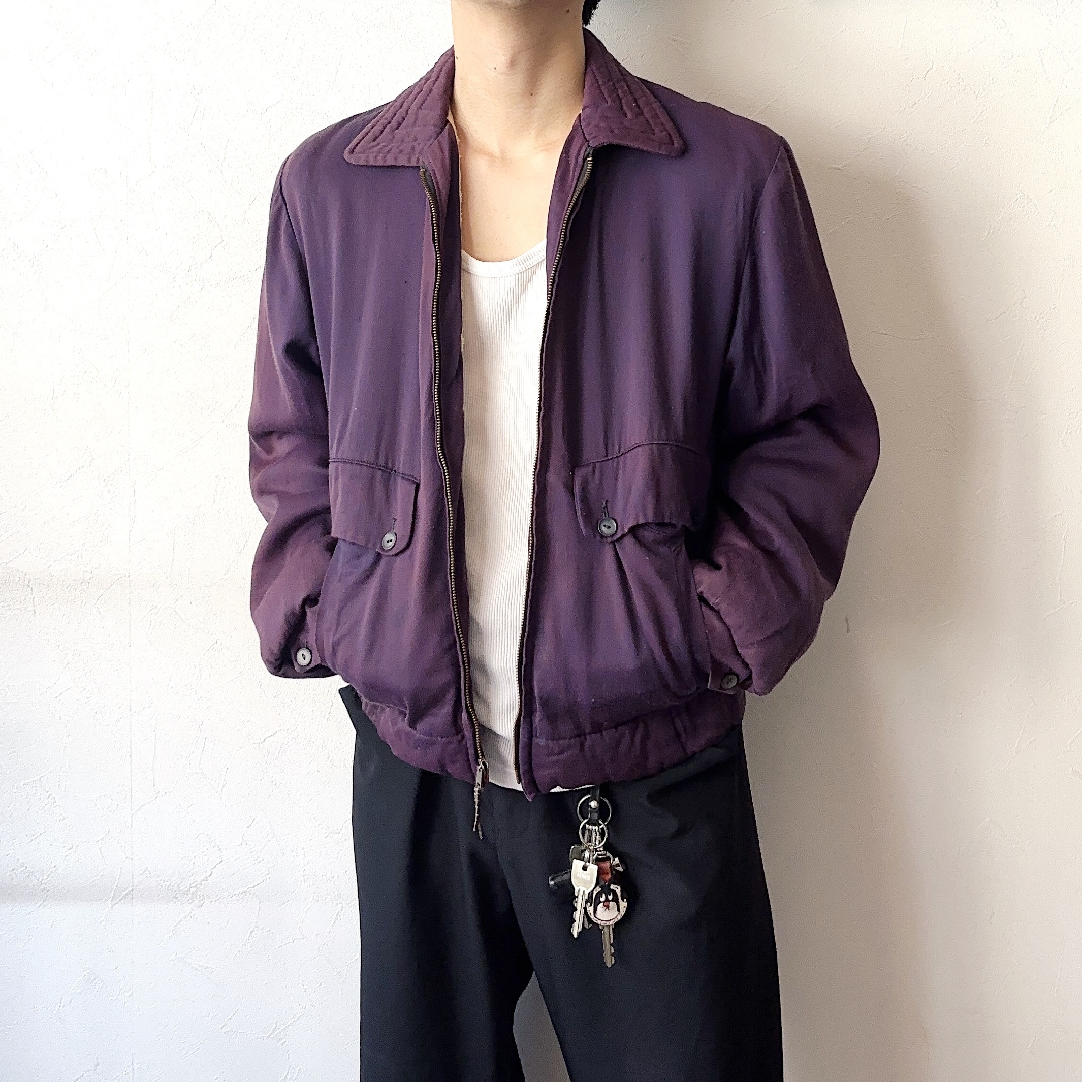 Vintage 50's Rayon Gabardine Jacket の画像 3